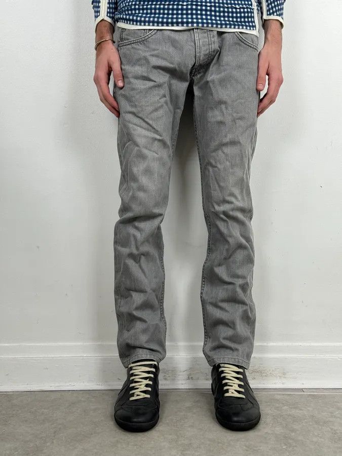 Prada AW2010 Prada Grey Minimalist Slim Denim Jeans Size US 32 / EU 48 - 2 Thumbnail