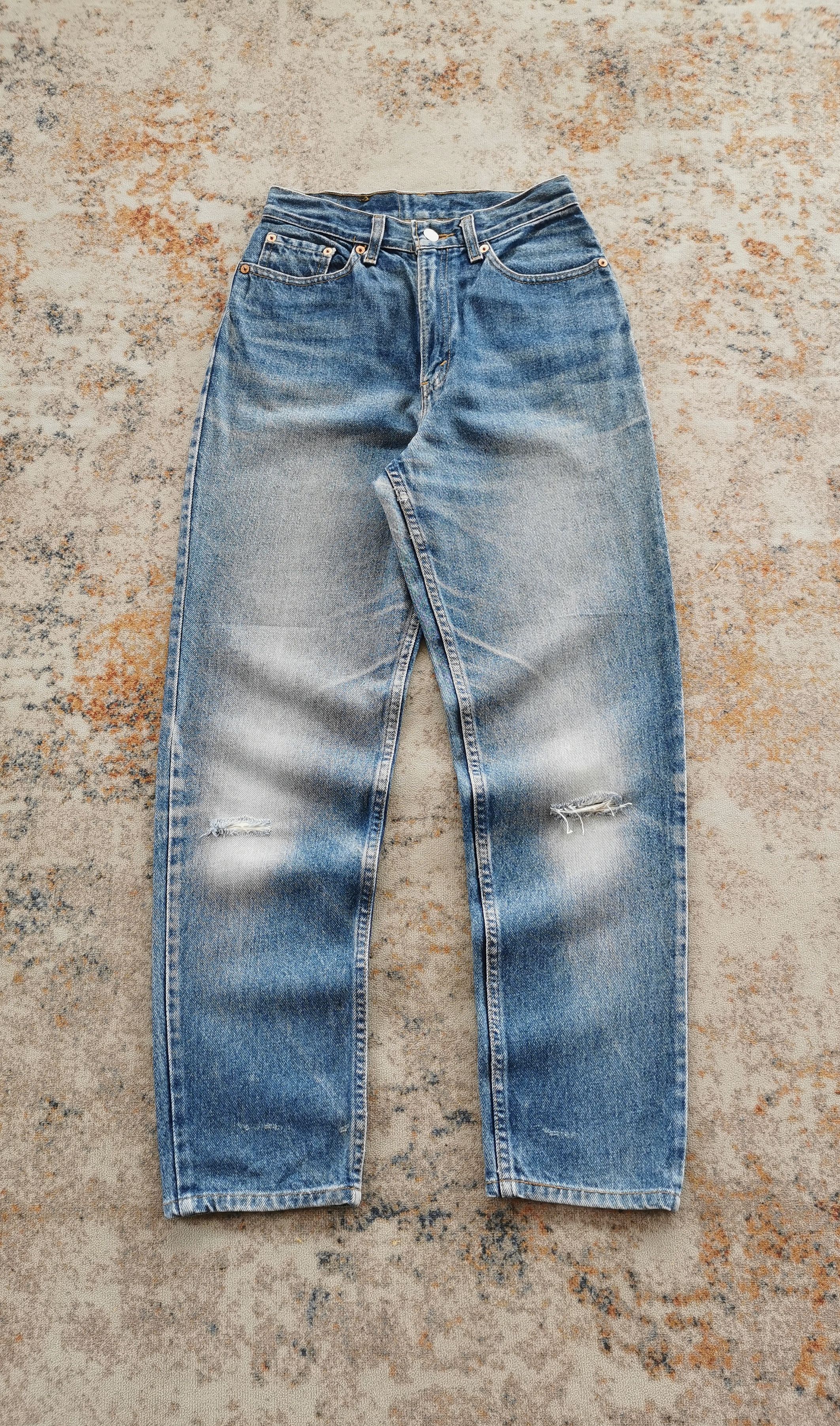 Levi's Vintage Usa Levis Distressed Tapered Fit Size US 26 / EU 42 - 1 Thumbnail