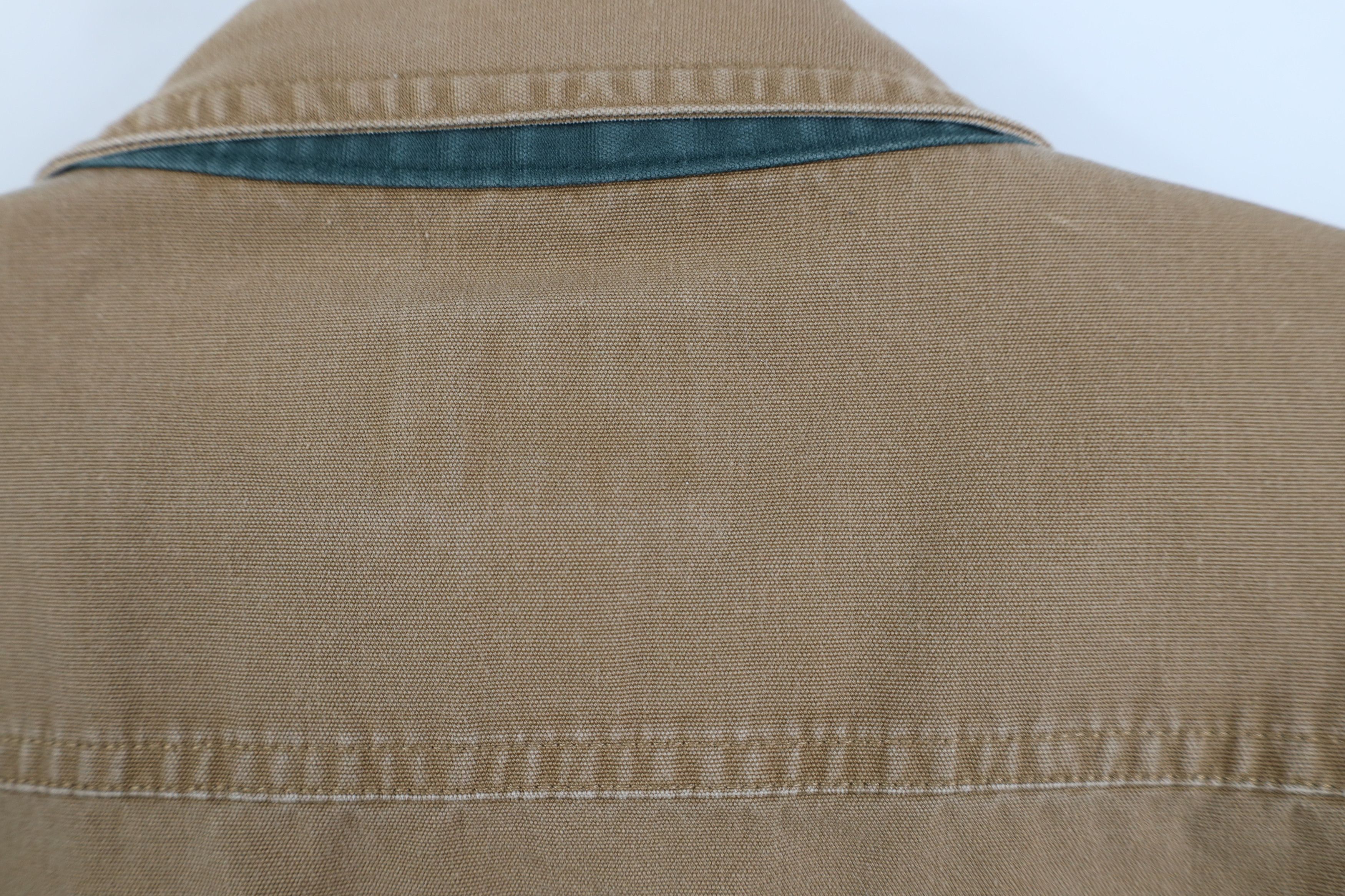 Cabelas Vintage 90s Cabelas Canvas Collared Button Shirt Brown Size US XL / EU 56 / 4 - 11 Thumbnail