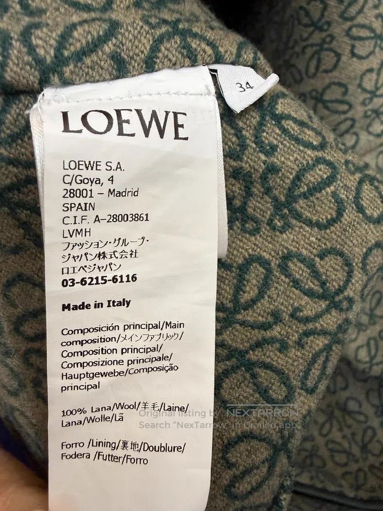 Loewe Loewe Women's Hooded Wool Coat Size XXS / US 00 / IT 34 - 7 Thumbnail