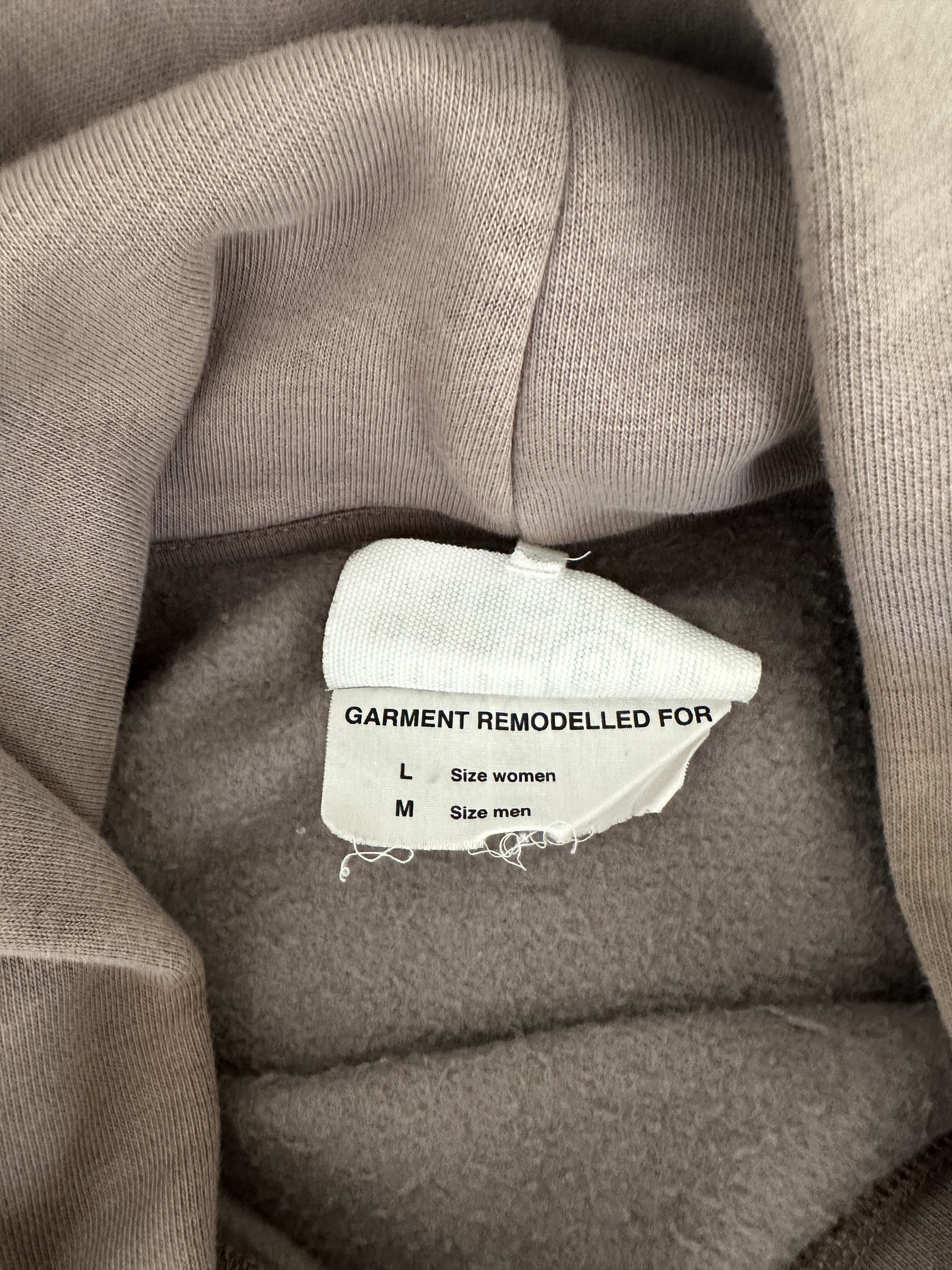 MM6 MM6 Maison Margiela Boxy Hooded Sweatshirt in Taupe Size US M / EU 48-50 / 2 - 6 Thumbnail