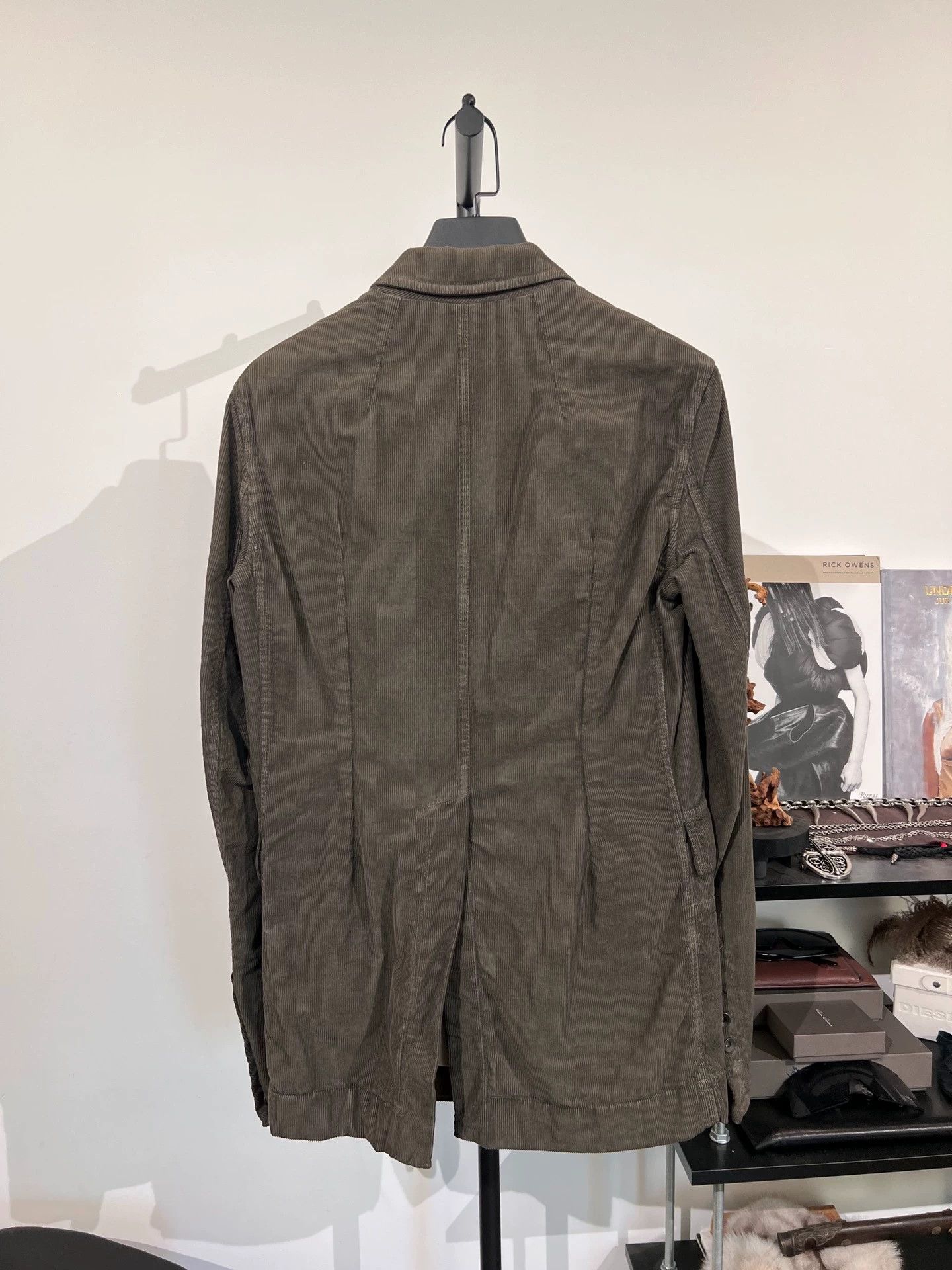 Rick Owens Rick Owens DRKSHDW brown corduroy blazer XS Size US XS / EU 42 / 0 - 2 Thumbnail