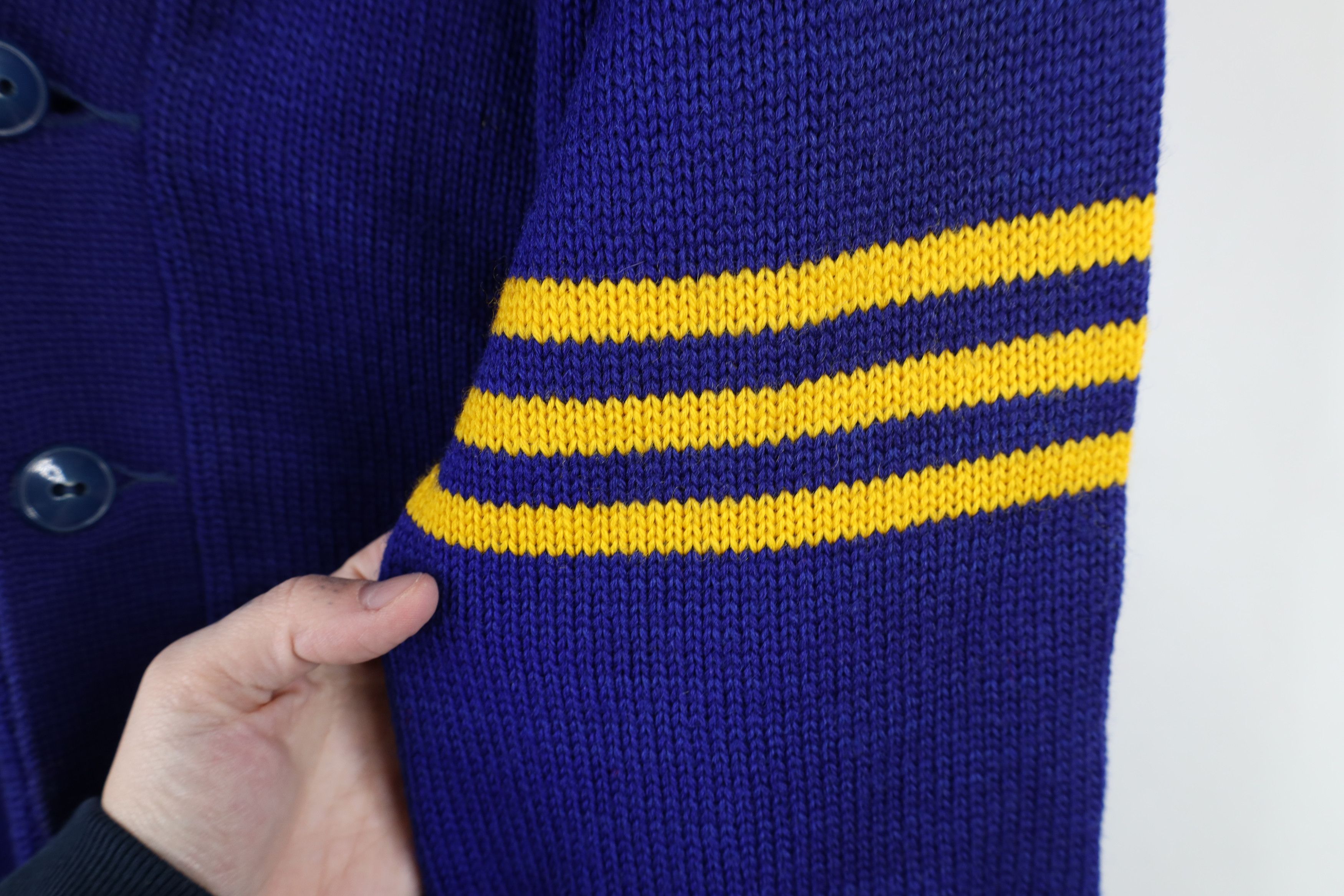 New Era × Vintage Vintage 50s 60s New Era Letterman Cardigan Sweater USA Size US M / EU 48-50 / 2 - 9 Thumbnail