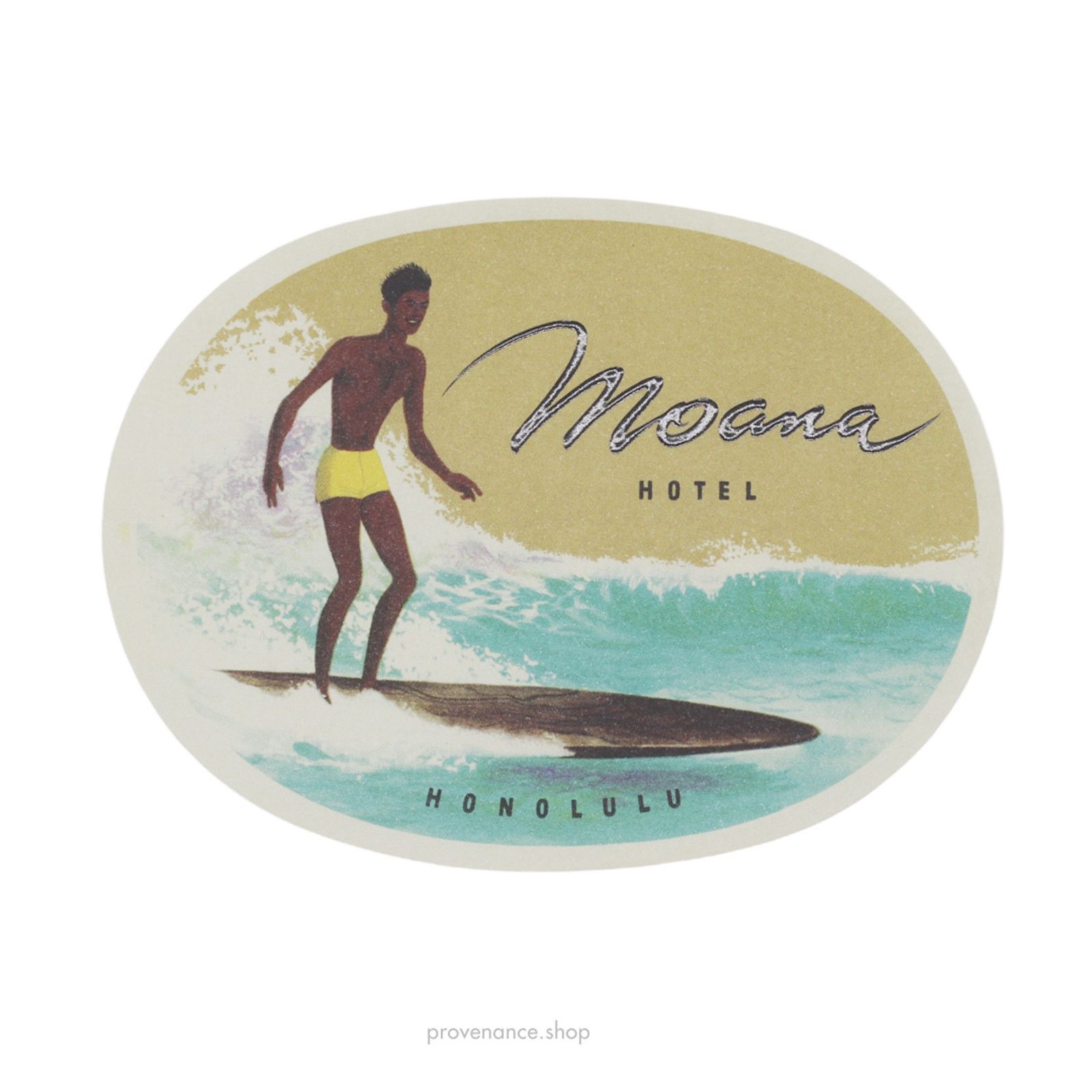 Louis Vuitton 🔴 Hotel Label Sticker Postcard - Moana Hotel Size ONE SIZE - 1 Thumbnail