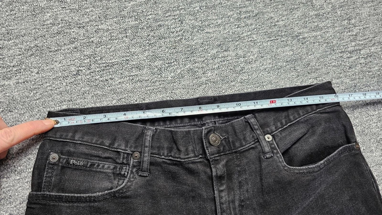 Polo Ralph Lauren Polo Ralph Lauren Eldridge Skinny Stretch Jeans W33 Black Size US 33 - 14 Thumbnail