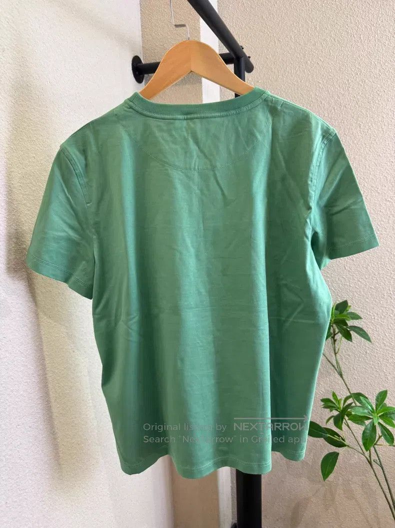 Hermes Hermes Green Key Print Short Sleeve T-Shirt Size M / US 6-8 / IT 42-44 - 2 Thumbnail
