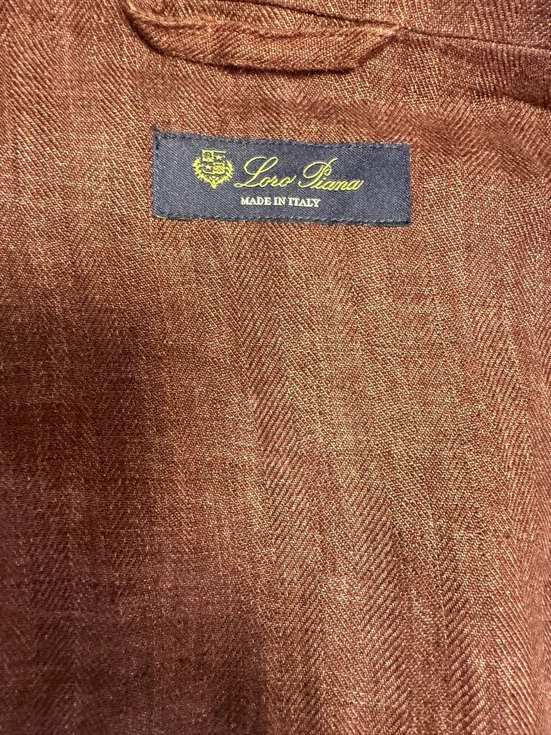 Loro Piana LORO PIANA Men's classic Roadster vintage linen coat Size US M / EU 48-50 / 2 - 6 Thumbnail