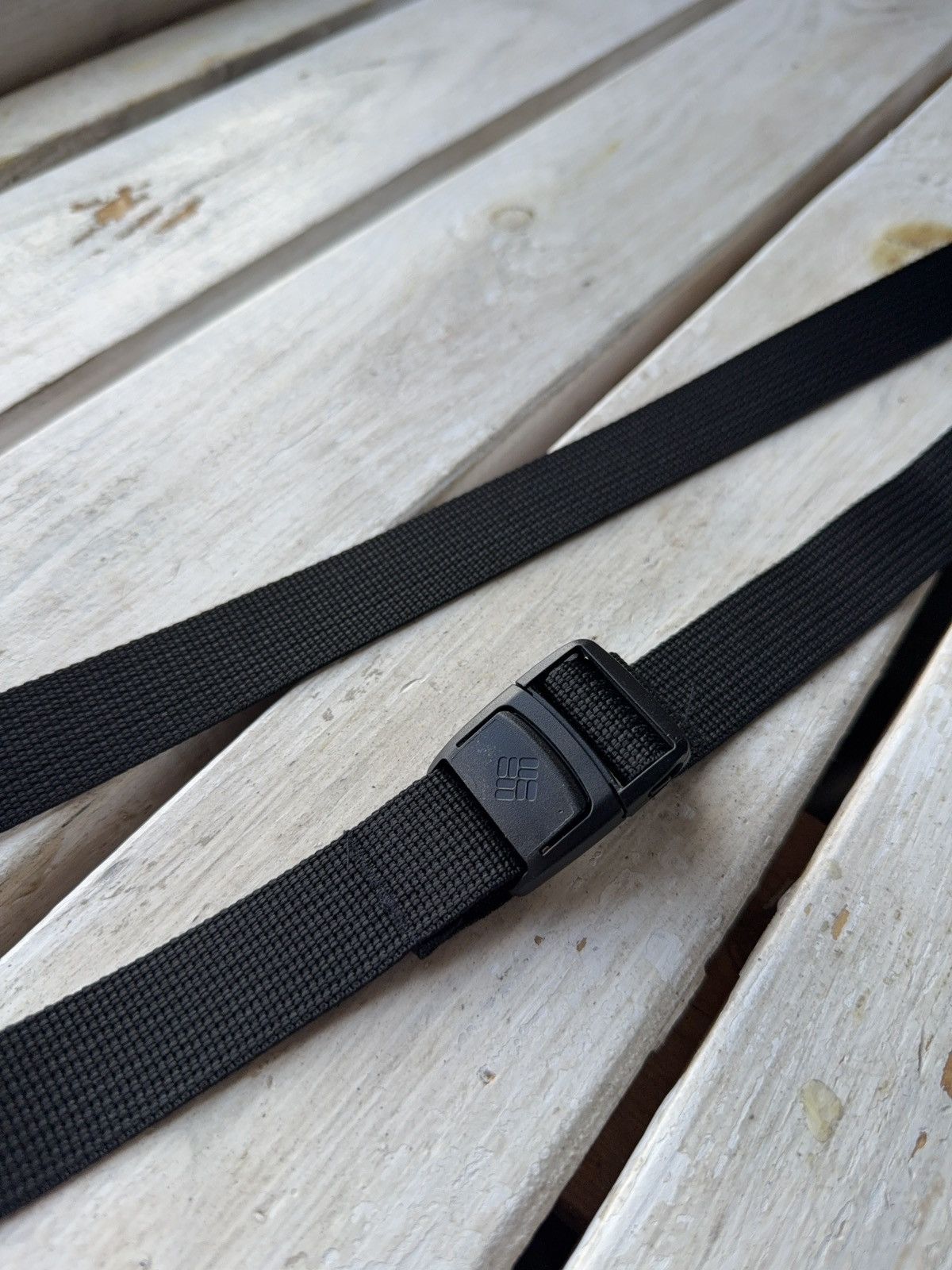 Columbia Columbia Black Nylon Web Belt Adjustable Tactical Style Size ONE SIZE - 3 Thumbnail