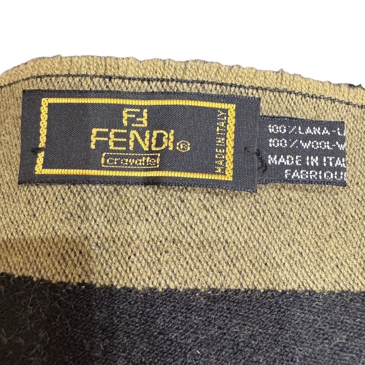 Fendi Vintage Fendi Scarf Muffler Wool Cashmere Size ONE SIZE - 5 Thumbnail