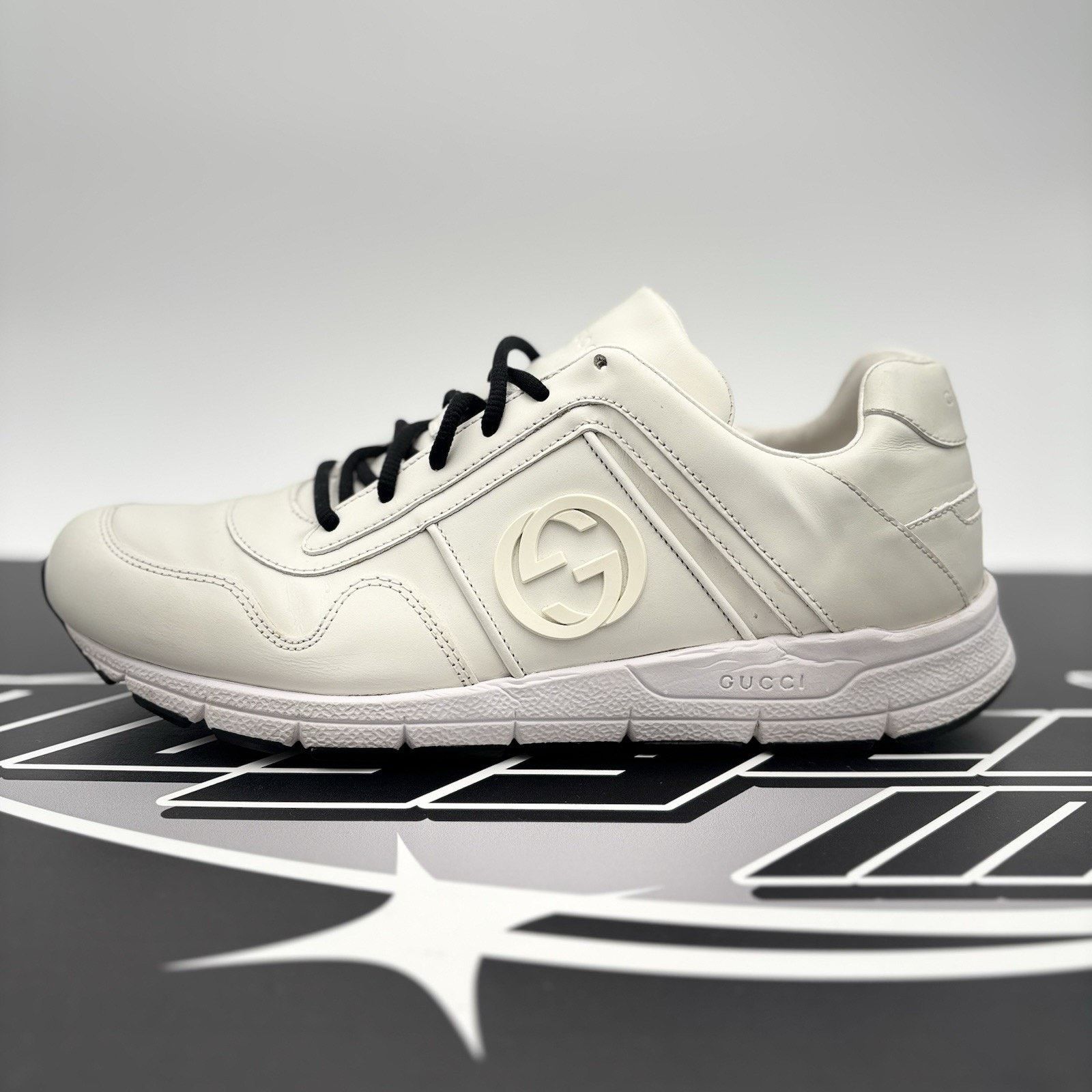 Gucci Gucci Leather Low Top ' White ' | GOOD CONDITION! Size US 6.5 / EU 39-40 - 11 Thumbnail