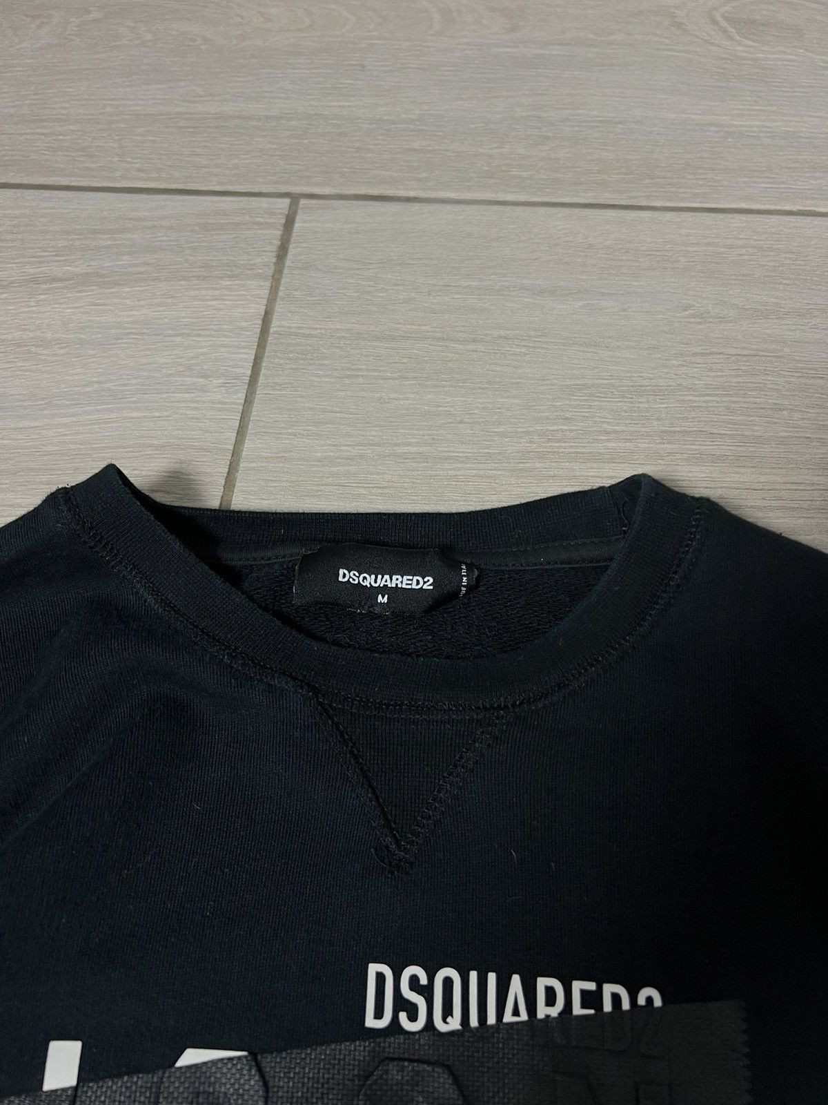 Dsquared2 Dsquared2 ICON Sweatshirt Luxury Made in Italy Black M Size Size US M / EU 48-50 / 2 - 5 Thumbnail