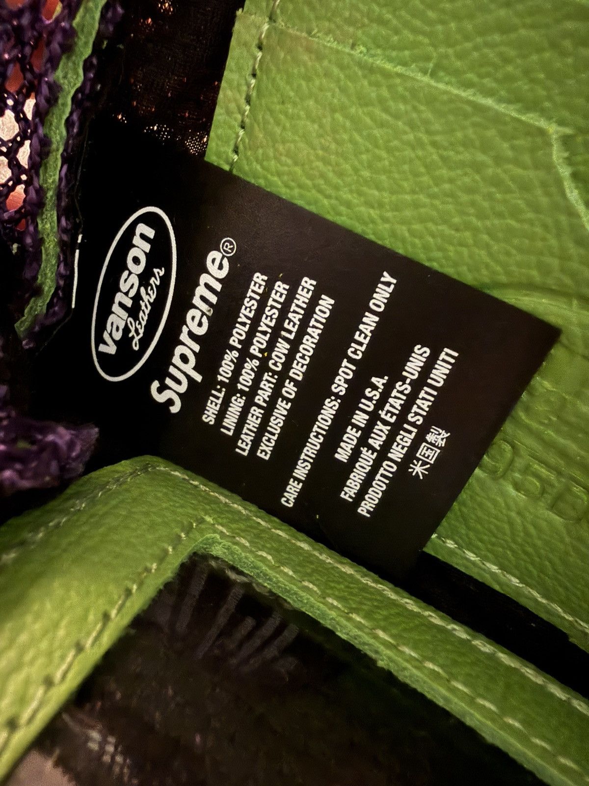 Supreme × Vanson Leathers Supreme x Vanson Leathers Cordura Mesh Wrist Bag Size ONE SIZE - 14 Thumbnail