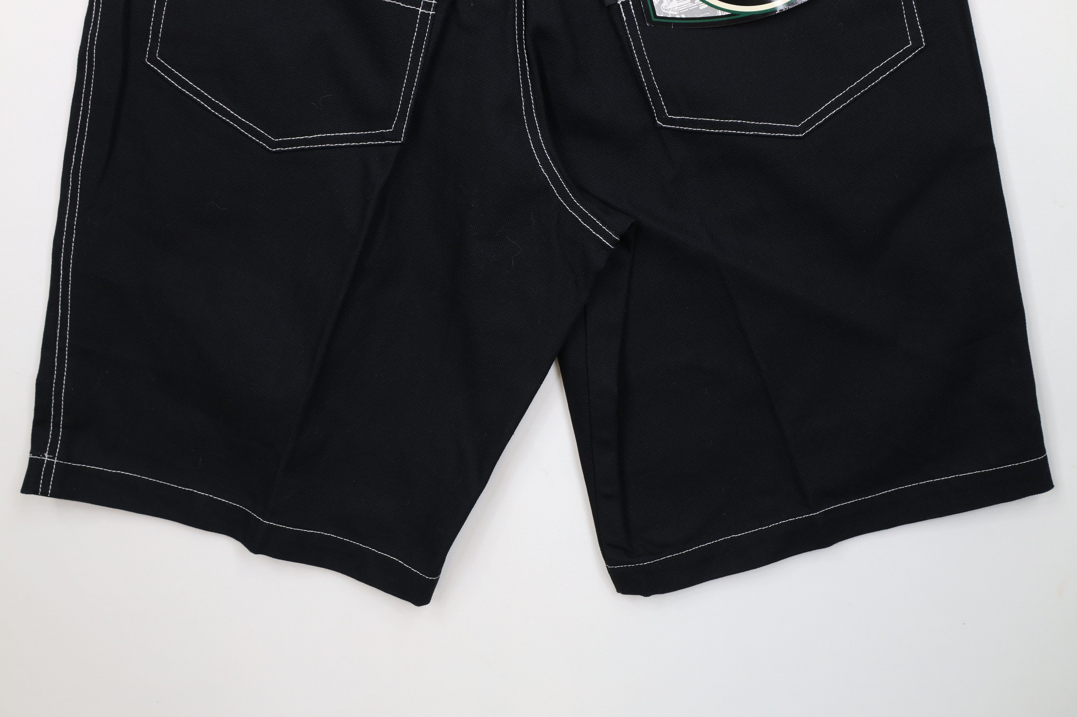 Vintage Deadstock Vintage 90s Streetwear Fit Canvas Shorts Black Size US 30 / EU 46 - 12 Thumbnail