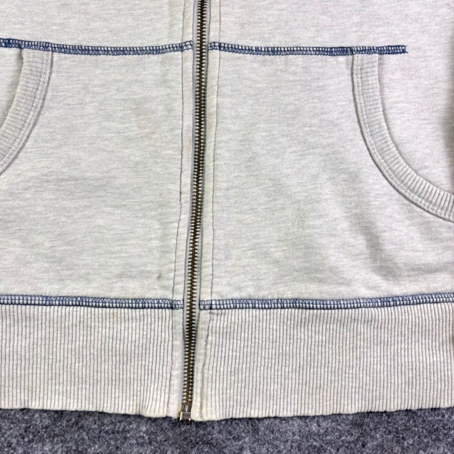 Harley Davidson Harley-Davidson Hoodie Gray 2XL Full Zip Graphic Print Logo Pockets Hooded Stained Vintage Not N/A Mens Size US XXL / EU 58 / 5 - 7 Thumbnail