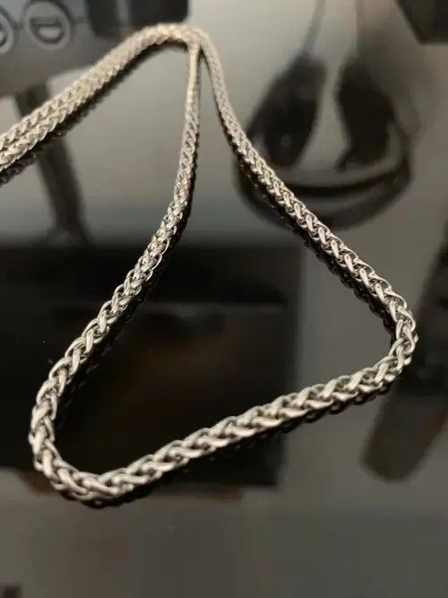 MBX Stainless Steel Wheat Chain 3mm - 20 inch Size ONE SIZE - 2 Thumbnail