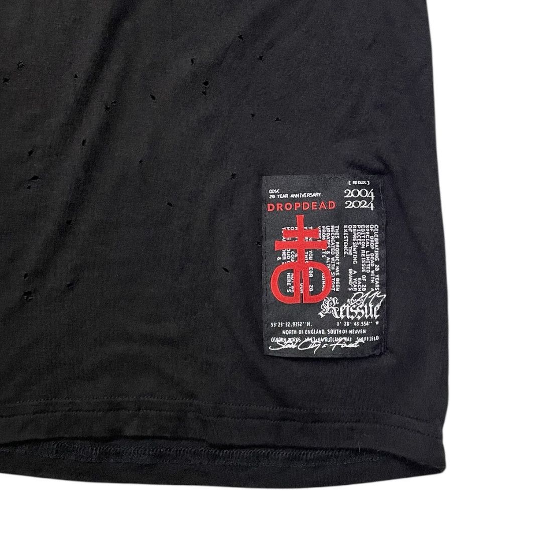 Drop Dead Drop Dead Logo Tee 3XL | Distressed Goth Punk Band Shirt Size US XXL / EU 58 / 5 - 6 Thumbnail