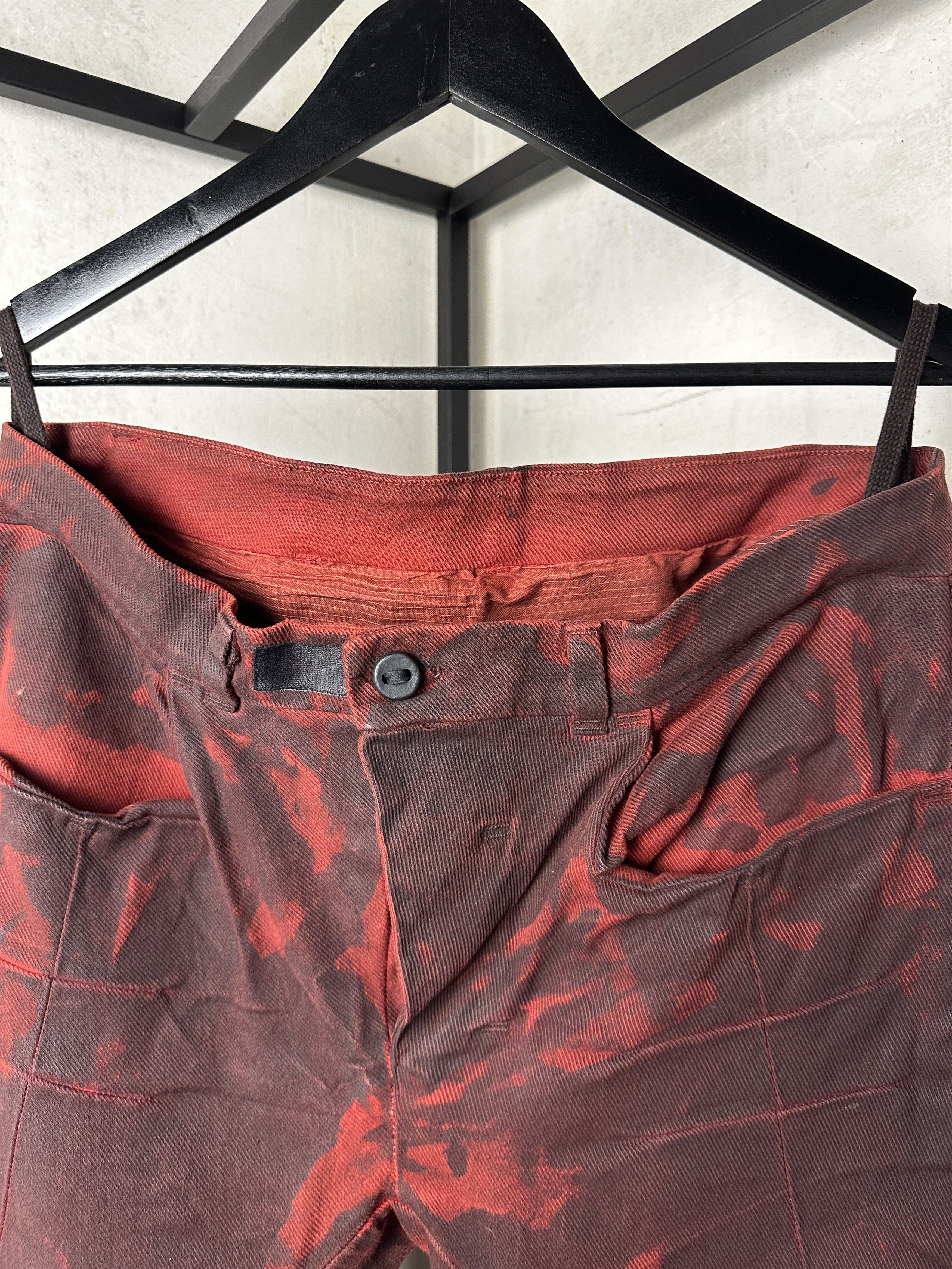 Boris Bidjan Saberi BBS P13 Handsewn Blood Denim Pants Size US 36 / EU 52 - 6 Thumbnail