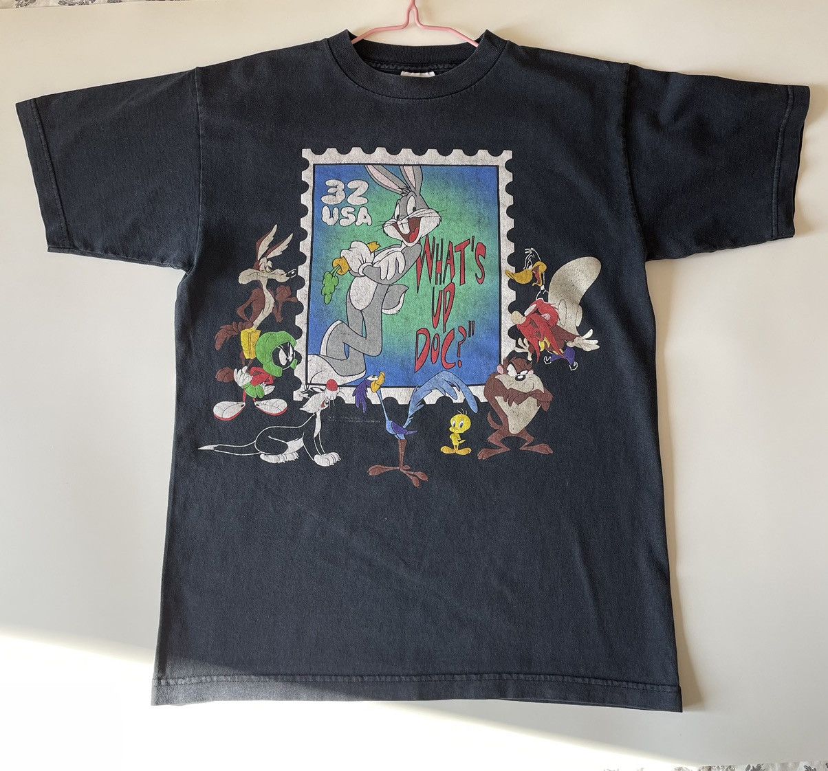 Designer × Fruit Of The Loom × Vintage Looney Tunes vintage t shirt made in USA 1997 Warner Bros. Size US M / EU 48-50 / 2 - 12 Thumbnail