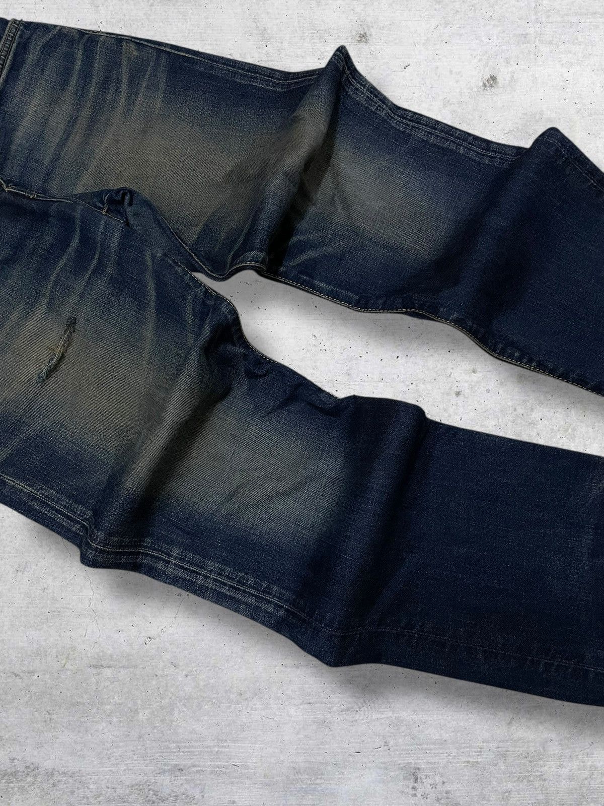 Edwin VINTAGE EDWIN 90S OG JAPAN DESIGNER DISTRESSED MUDWASH DENIM Size US 32 / EU 48 - 6 Thumbnail
