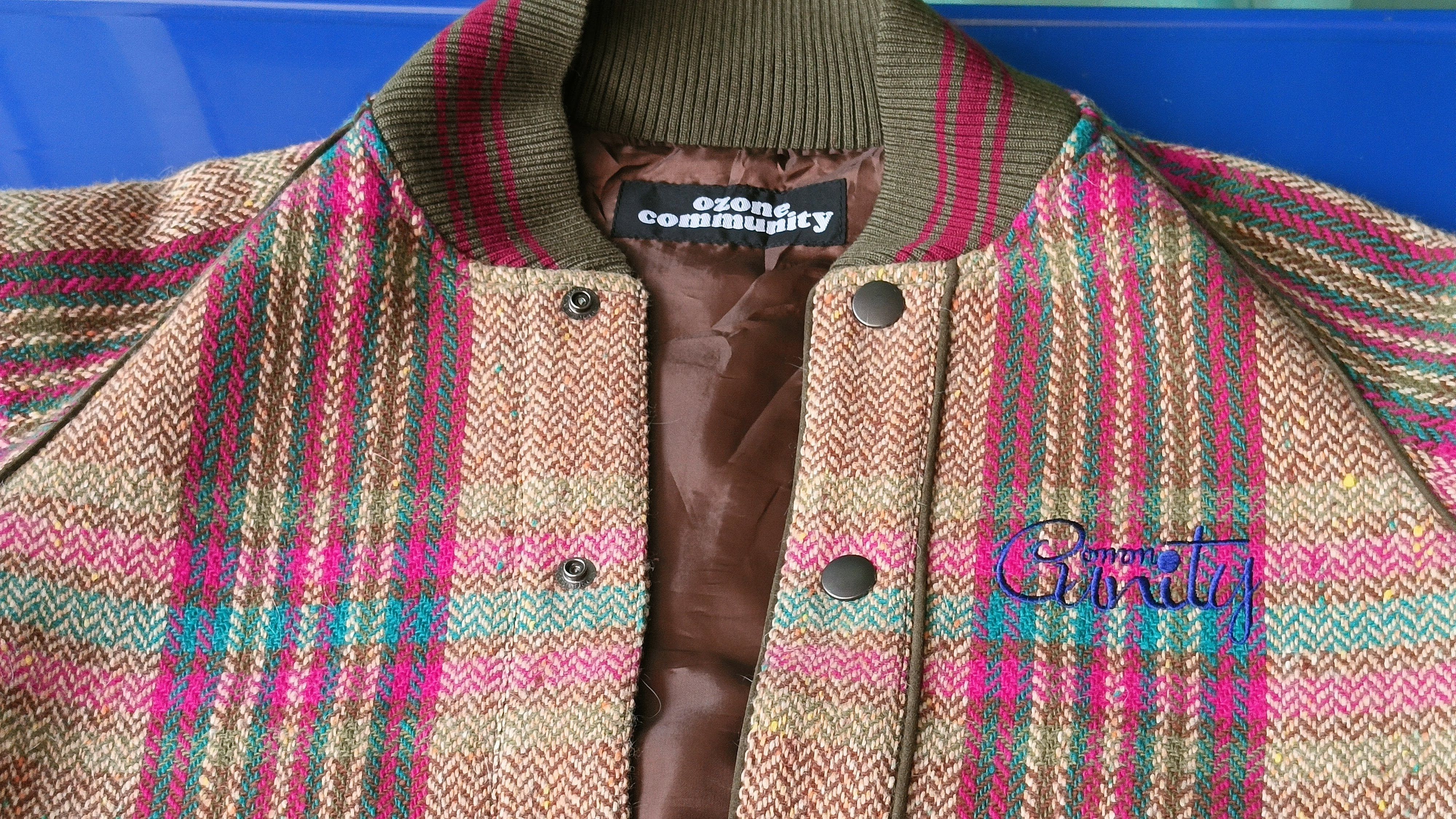 Hysteric Glamour Hysteric Glamour Ozone Community Japan bomber wool jacket Size US XS / EU 42 / 0 - 2 Thumbnail