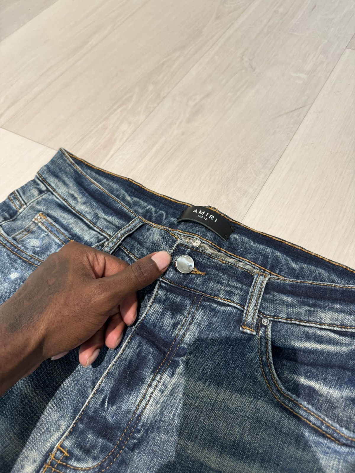 Amiri Amiri Stack Jeans Size US 32 / EU 48 - 2 Thumbnail