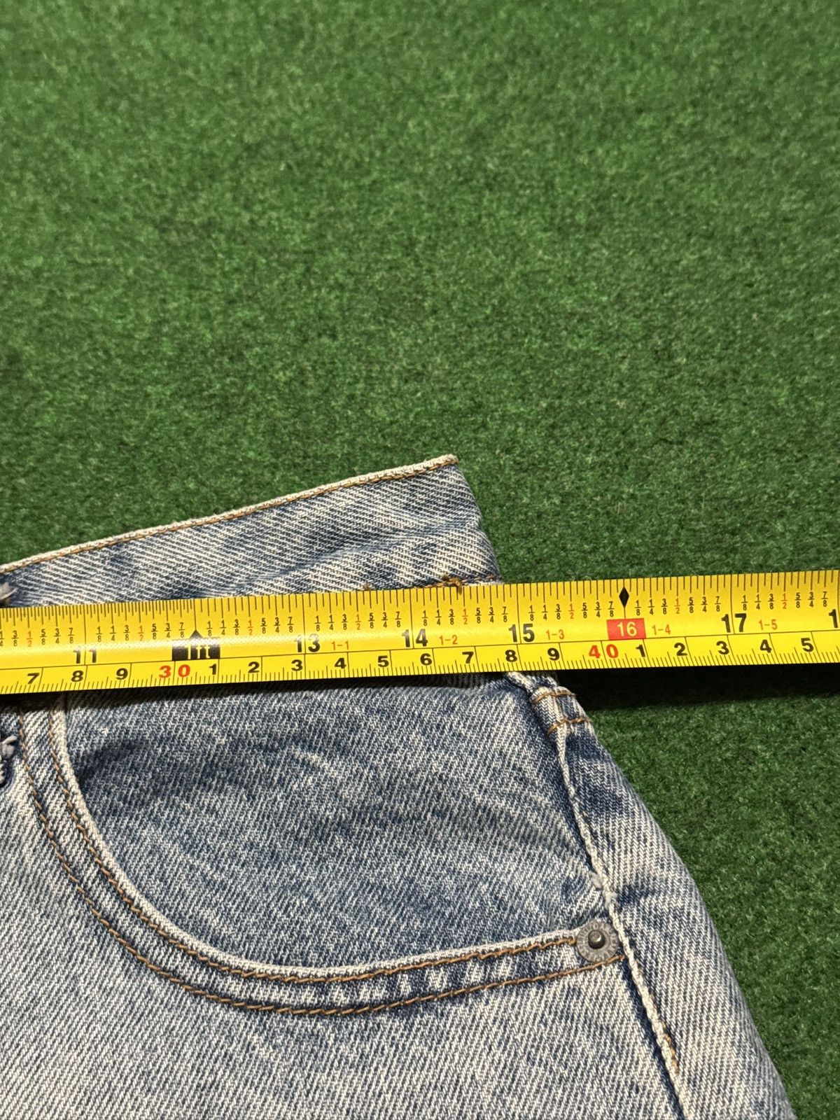 American Eagle Outfitters American Eagle Jorts Button Fly 5” Cutoff 30 Denim Shorts Size 28" / US 6 / IT 42 - 5 Thumbnail