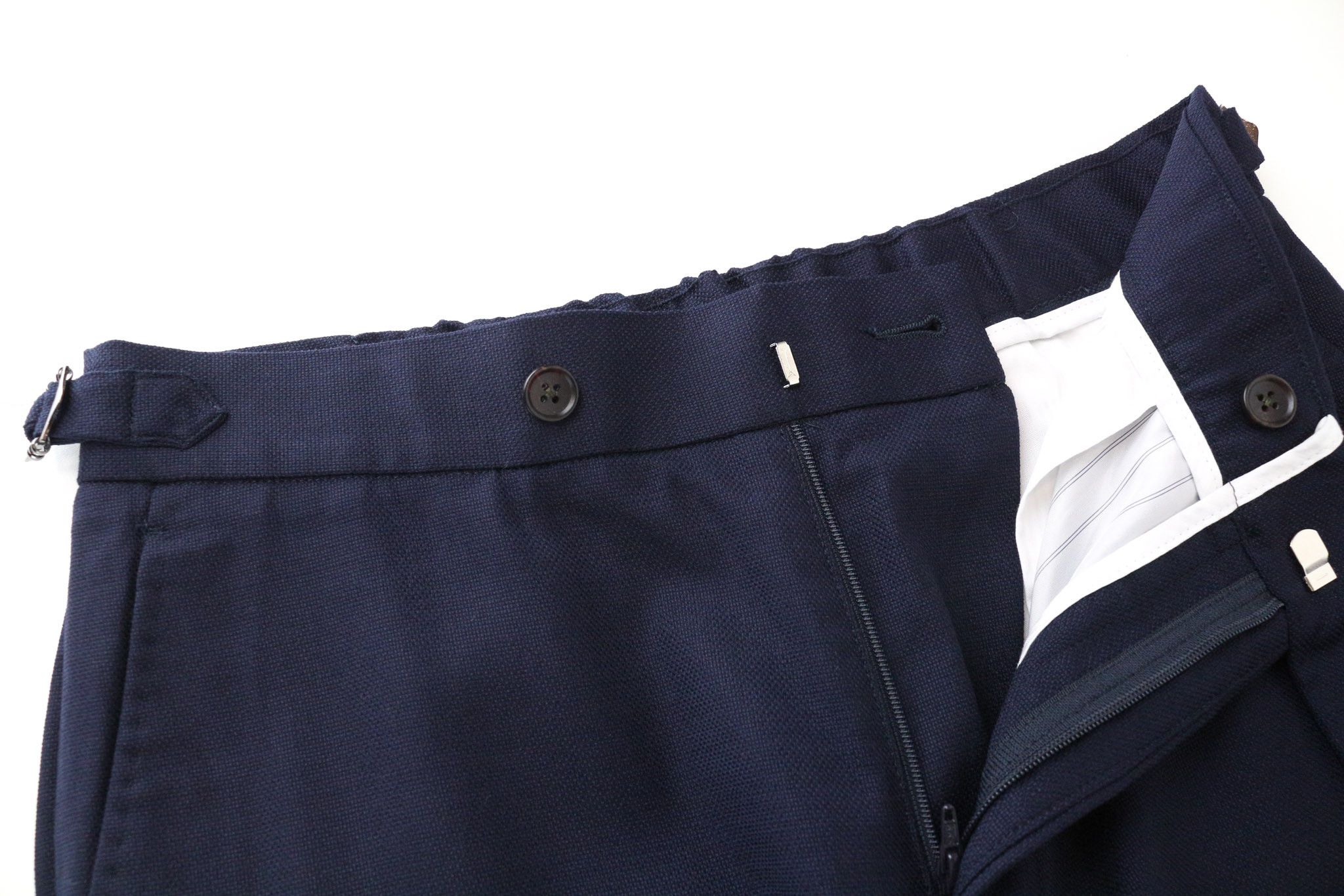 Suitsupply HAVANA PATCH UK34R Blue Slim Wool Suit 74639 Size 34R - 14 Thumbnail