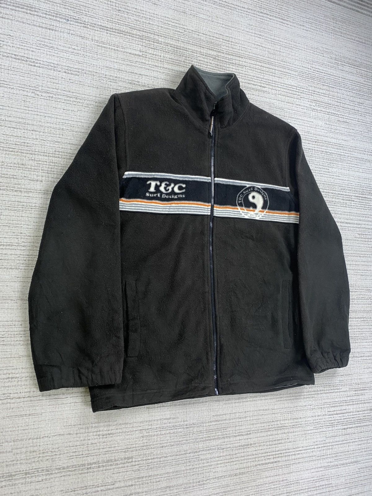 Vintage Vintage T&C Surf Design Fleece Full Zipper Jacket Size US M / EU 48-50 / 2 - 3 Thumbnail