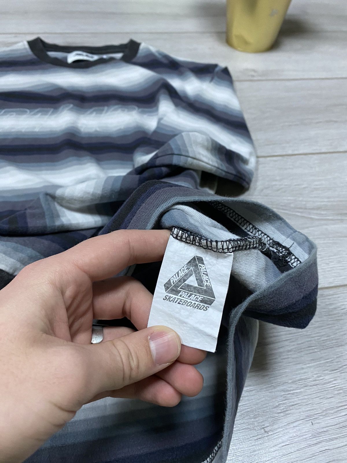 Palace Palace fader stripe top long-sleeve Size US S / EU 44-46 / 1 - 7 Thumbnail