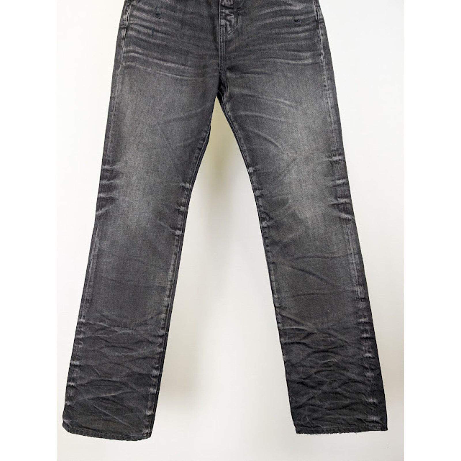 Amiri o1rshd1 Stack Straight Jeans in Faded Black Size US 34 / EU 50 - 4 Thumbnail