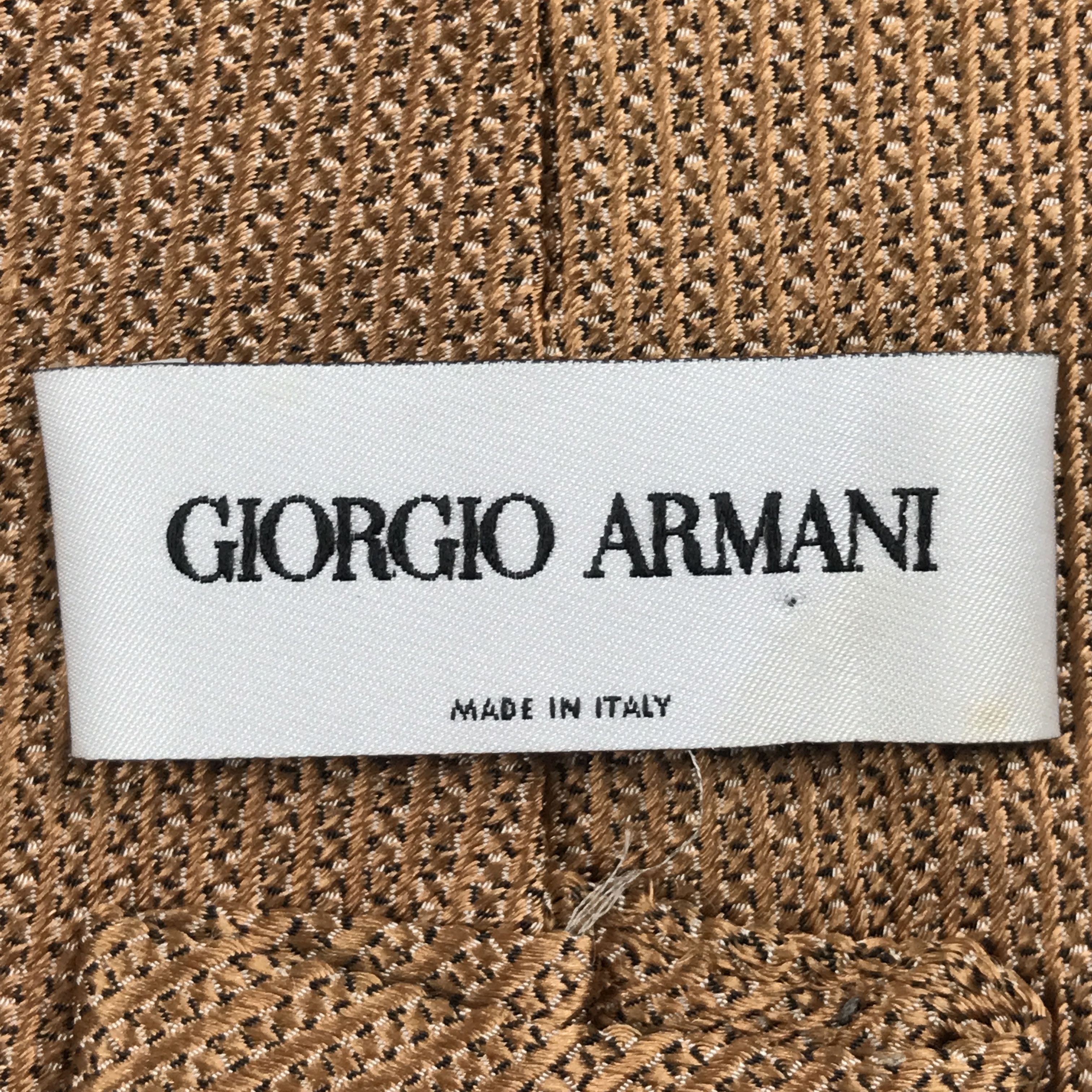 Giorgio Armani × Vintage Vintage Giorgio Armani Silk Necktie Size ONE SIZE - 8 Thumbnail