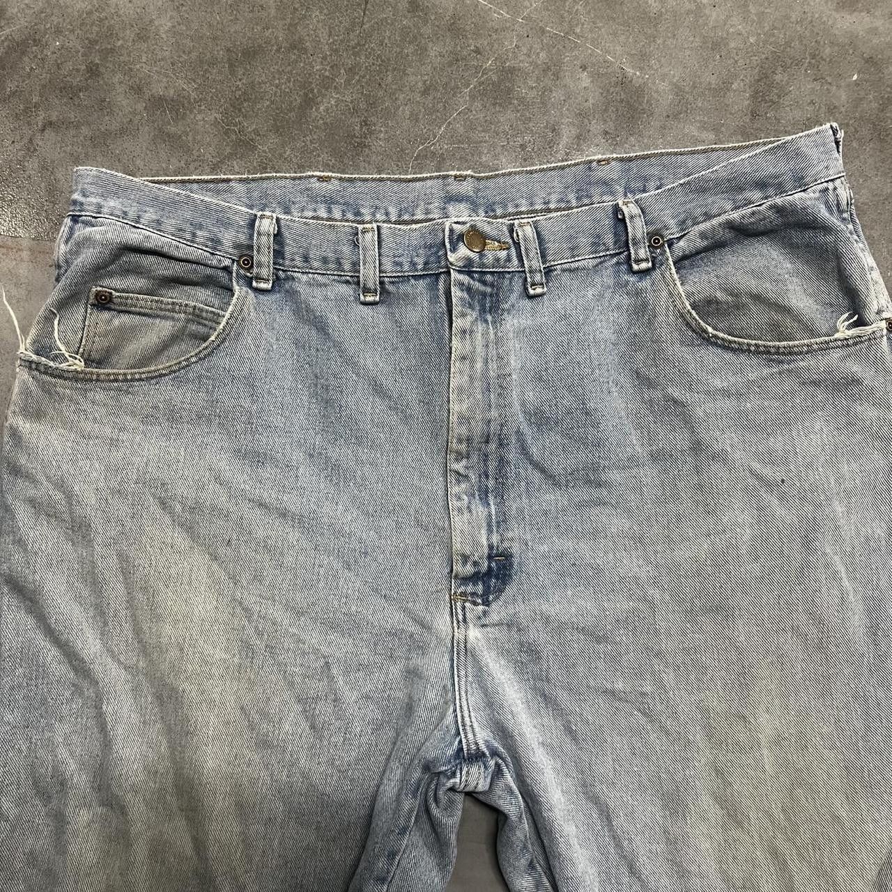 Vintage Vintage Y2K/2000s Baggy Skater Style Light Wash Denim Jeans! Size US 43 - 4 Thumbnail