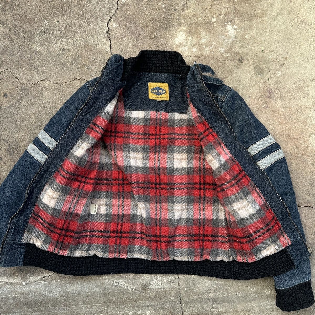 Vintage Vintage Y2K Gul-Bla Denim Zip Jacket Size M / US 6-8 / IT 42-44 - 8 Thumbnail
