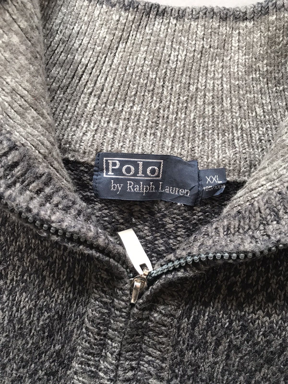Designer × Polo Ralph Lauren × Vintage Vintage polo sweater crown embroidered zip up Size US XXL / EU 58 / 5 - 9 Thumbnail