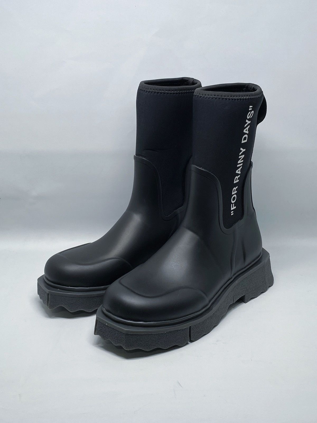 Off-White Off-White Sponge Rubber Rain Boots size 40 Size US 10 / IT 40 - 4 Thumbnail