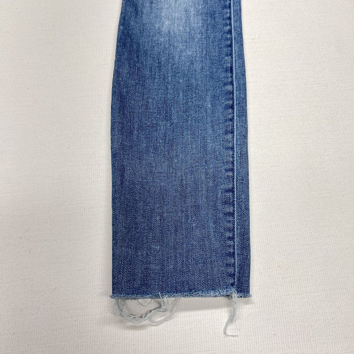 MOTHER Mother Jeans The Stunner Ankle Fray Graffiti Girl Distressed Size 24" / US 00 / IT 34 - 3 Thumbnail