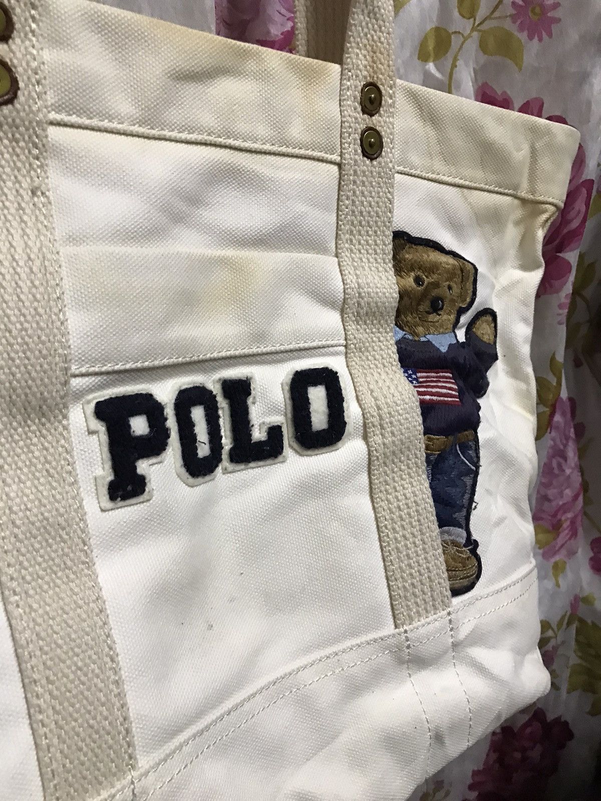Polo Ralph Lauren Polo Ralph Lauren Bear Tote Shoulder Size ONE SIZE - 7 Thumbnail
