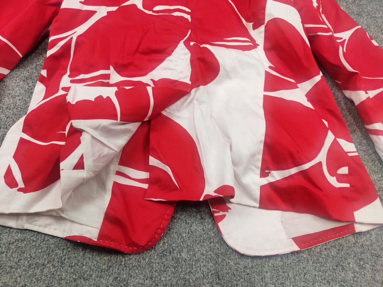 Escada Vintage 90's Escada Design blazer jacket bright red floral Size M / US 6-8 / IT 42-44 - 13 Thumbnail