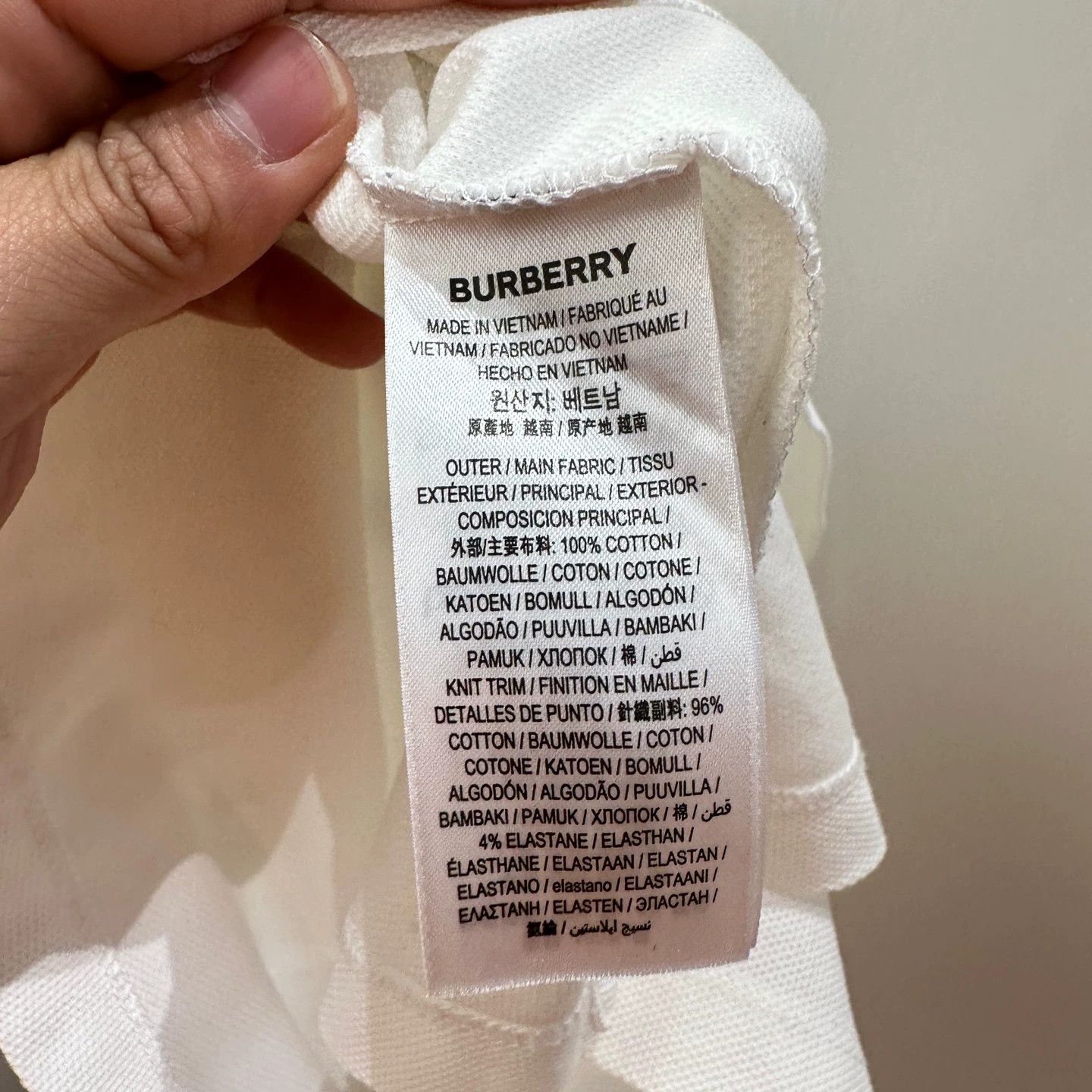 Burberry Burberry mar72 Logo Embroidery Short Polo S Cotton Size S / US 4 / IT 40 - 4 Thumbnail