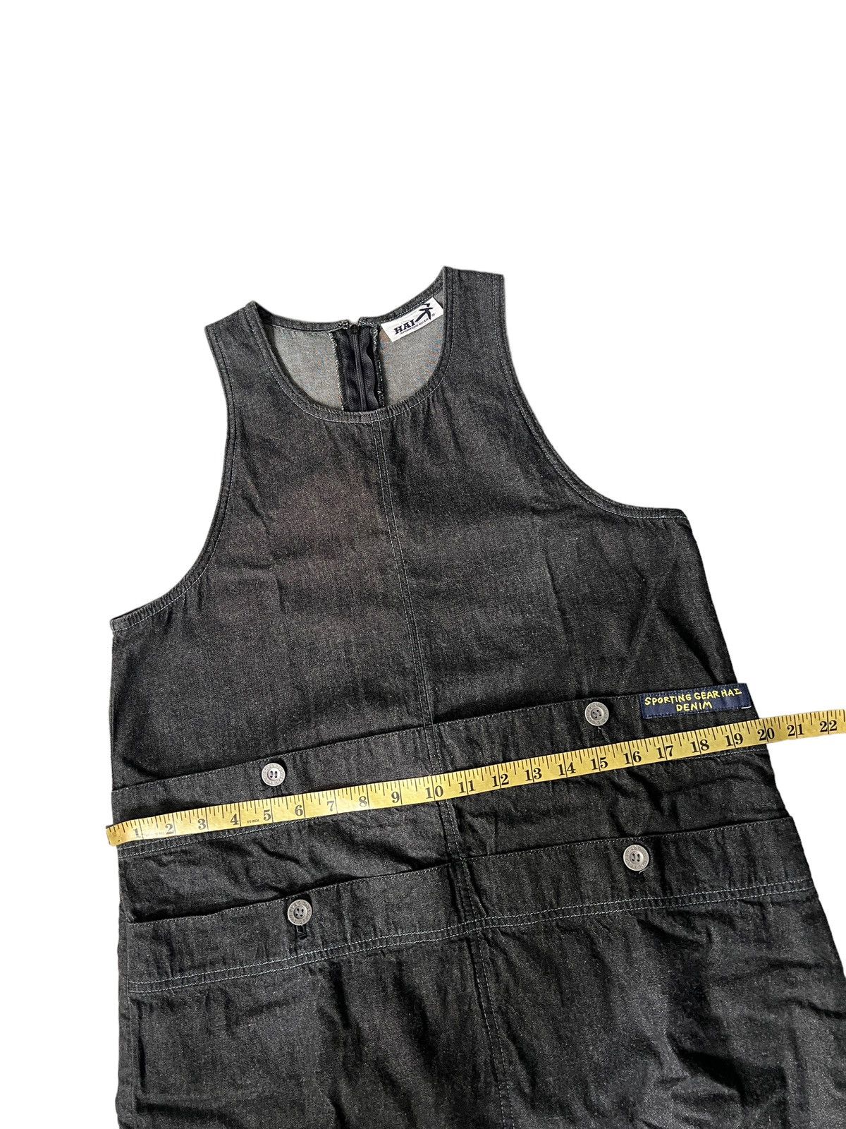 Hai Sporting Gear Vintage Hai Sporting Gear Denim Midi Dress Size M / US 6-8 / IT 42-44 - 13 Thumbnail