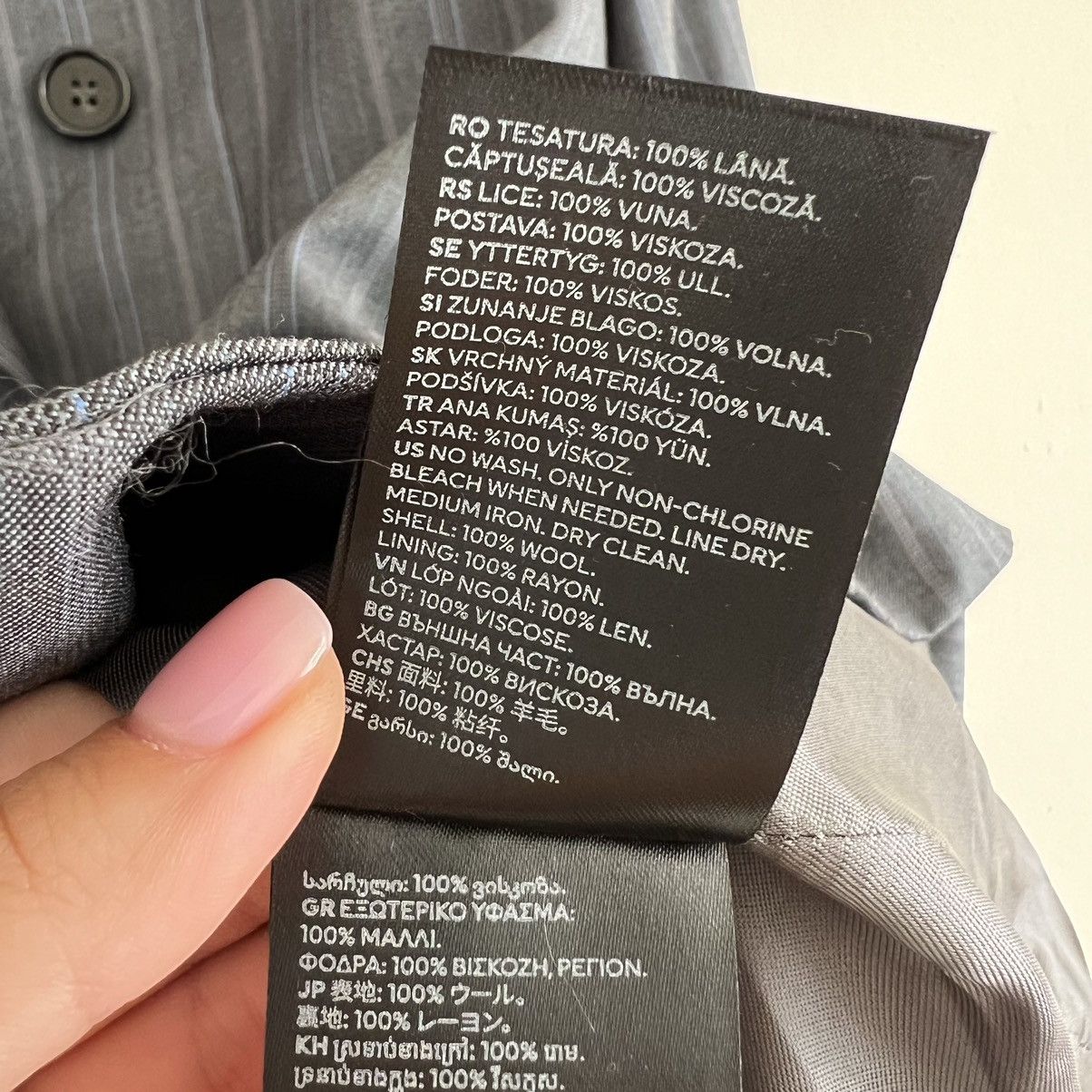 H&M H&M studio 2024 oversized blazer jacket gray size M BD Size M / US 6-8 / IT 42-44 - 6 Thumbnail