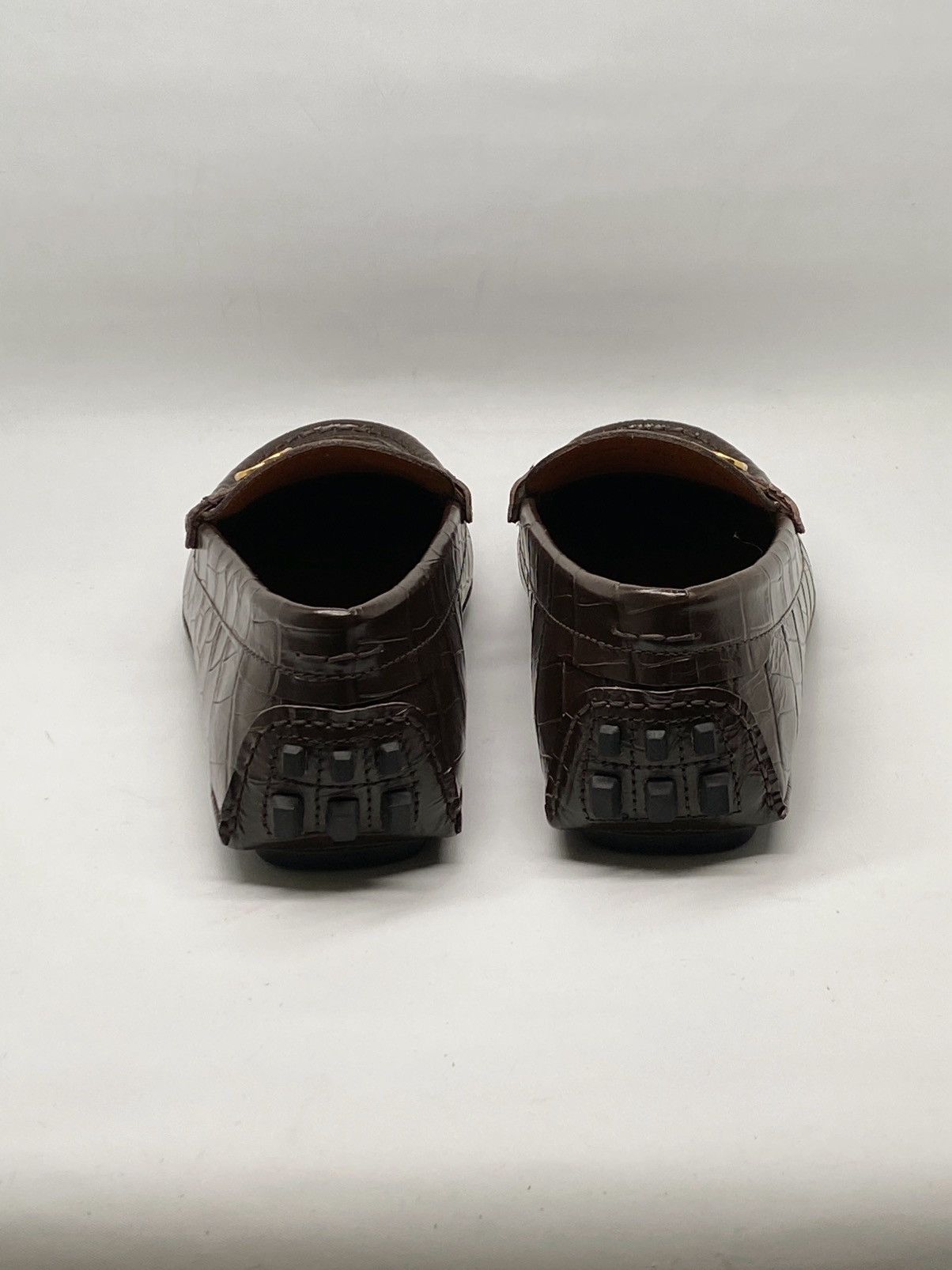 Bally Bally Keeper Croc-Embossed Leather Driving Loafers size 7.5 Size US 7.5 / EU 40-41 - 8 Thumbnail