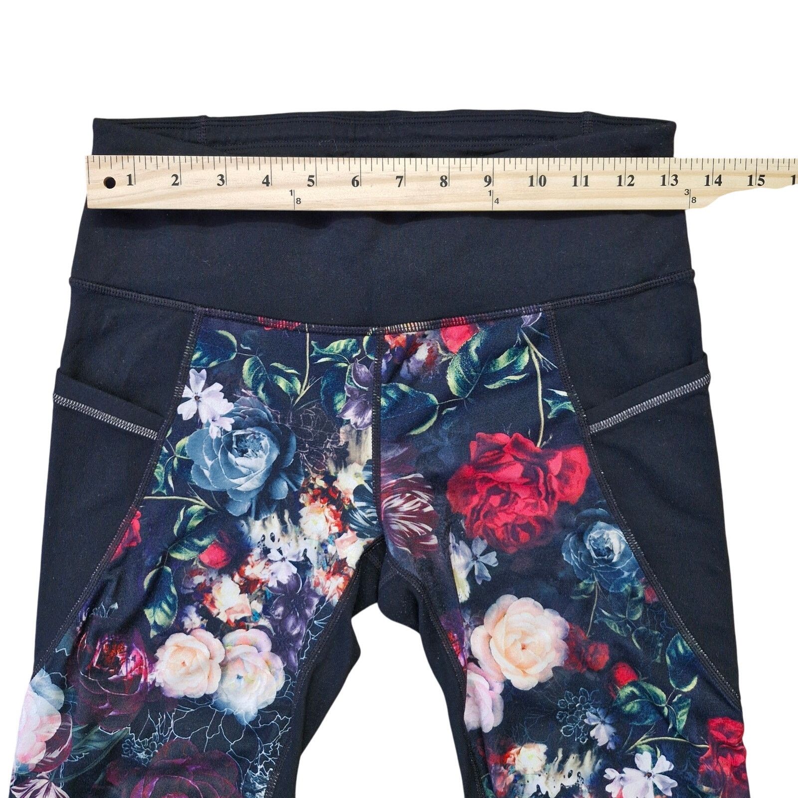 Athleta Athleta Relay Crop Leggings Women's S Orchid Floral Print Size 27" / US 4 / IT 40 - 5 Thumbnail