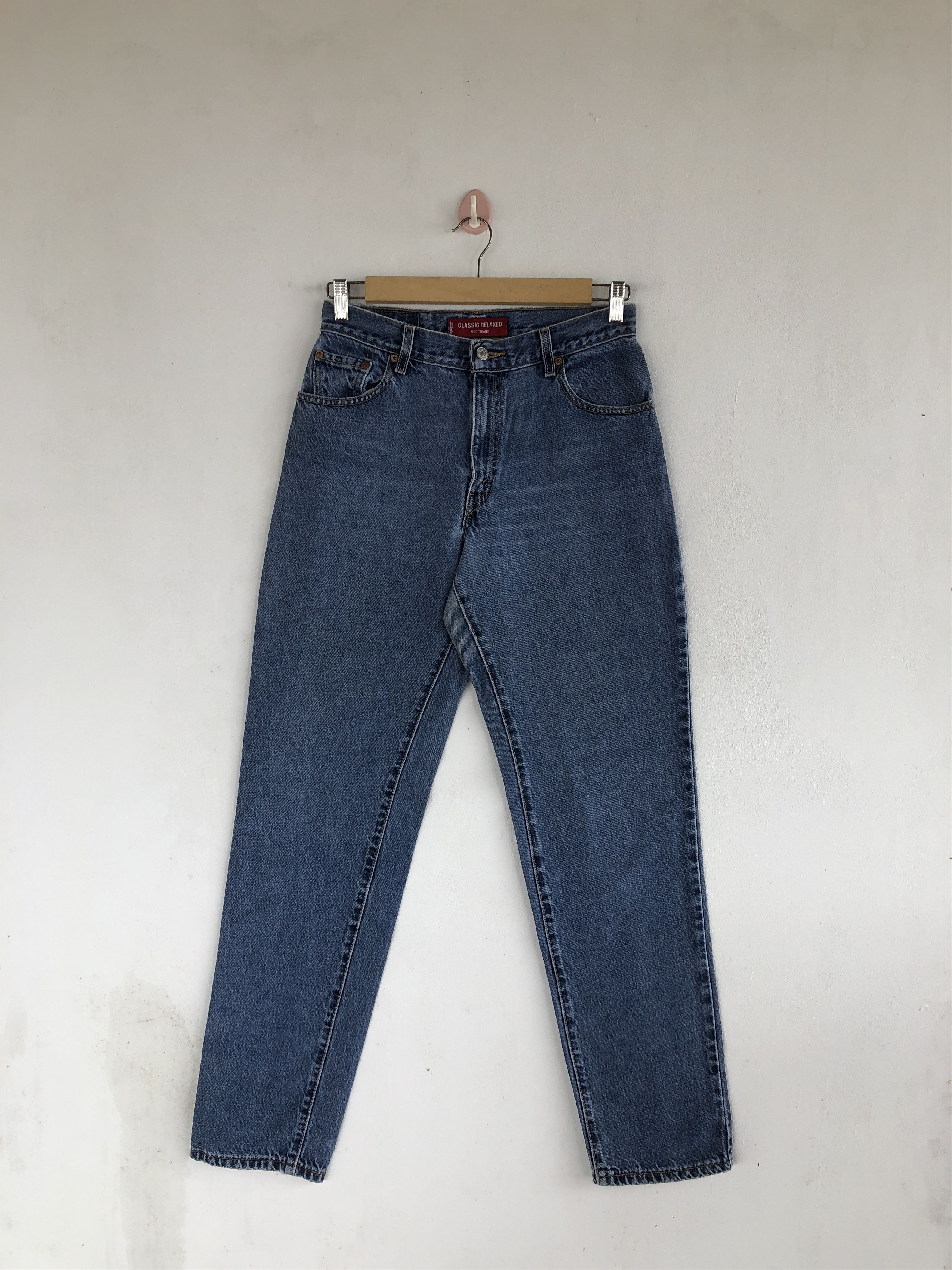 Levi's Vintage Levi's 550 Jeans Baggy Tapered Levis Sun Faded Denim Size 26" / US 2 / IT 38 - 1 Thumbnail
