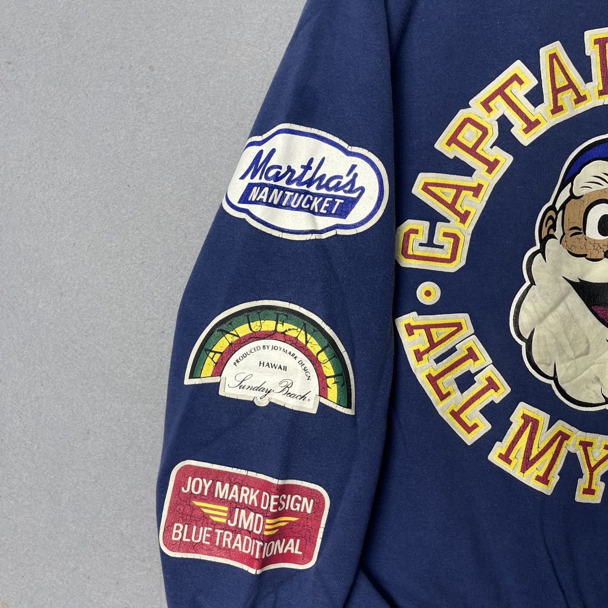 Japanese Brand Captain Santa “All My Brand” Patchwork Crewneck Sweatshirt Size US M / EU 48-50 / 2 - 7 Thumbnail