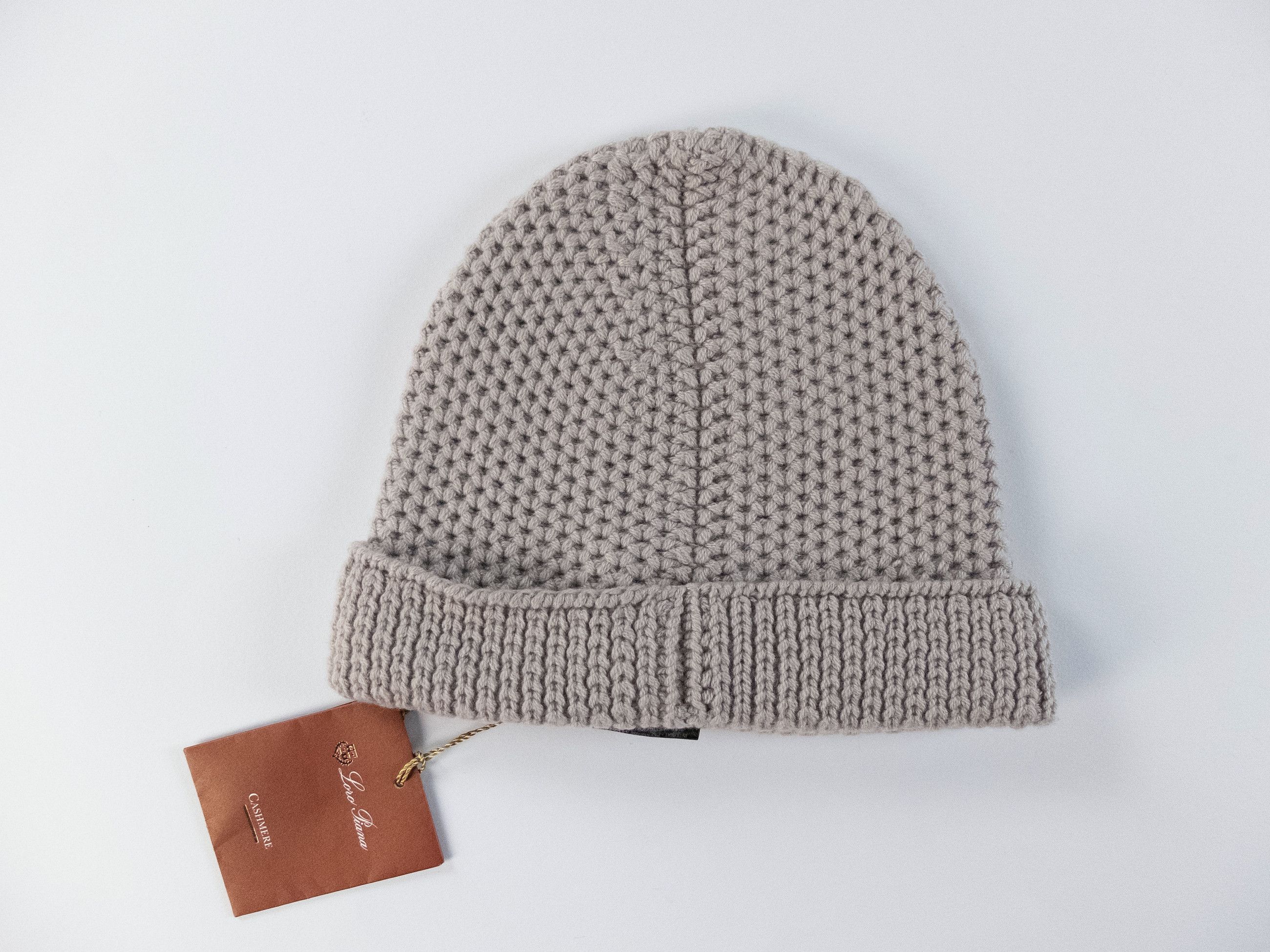 Loro Piana LORO PIANA Rougemont light beige cashmere beanie hat Size ONE SIZE - 4 Thumbnail