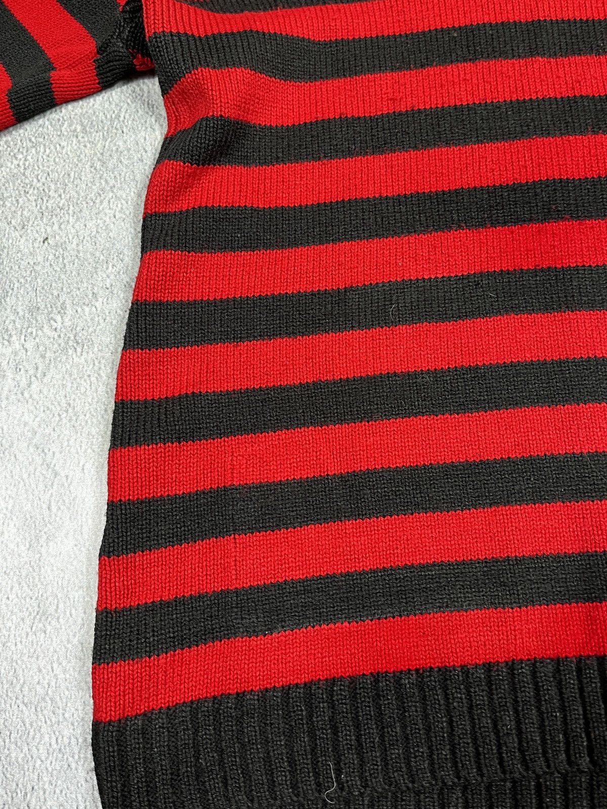 Other Vintage Y2K Japanese striped knit hoodie gothic opium S Size S / US 4 / IT 40 - 3 Thumbnail