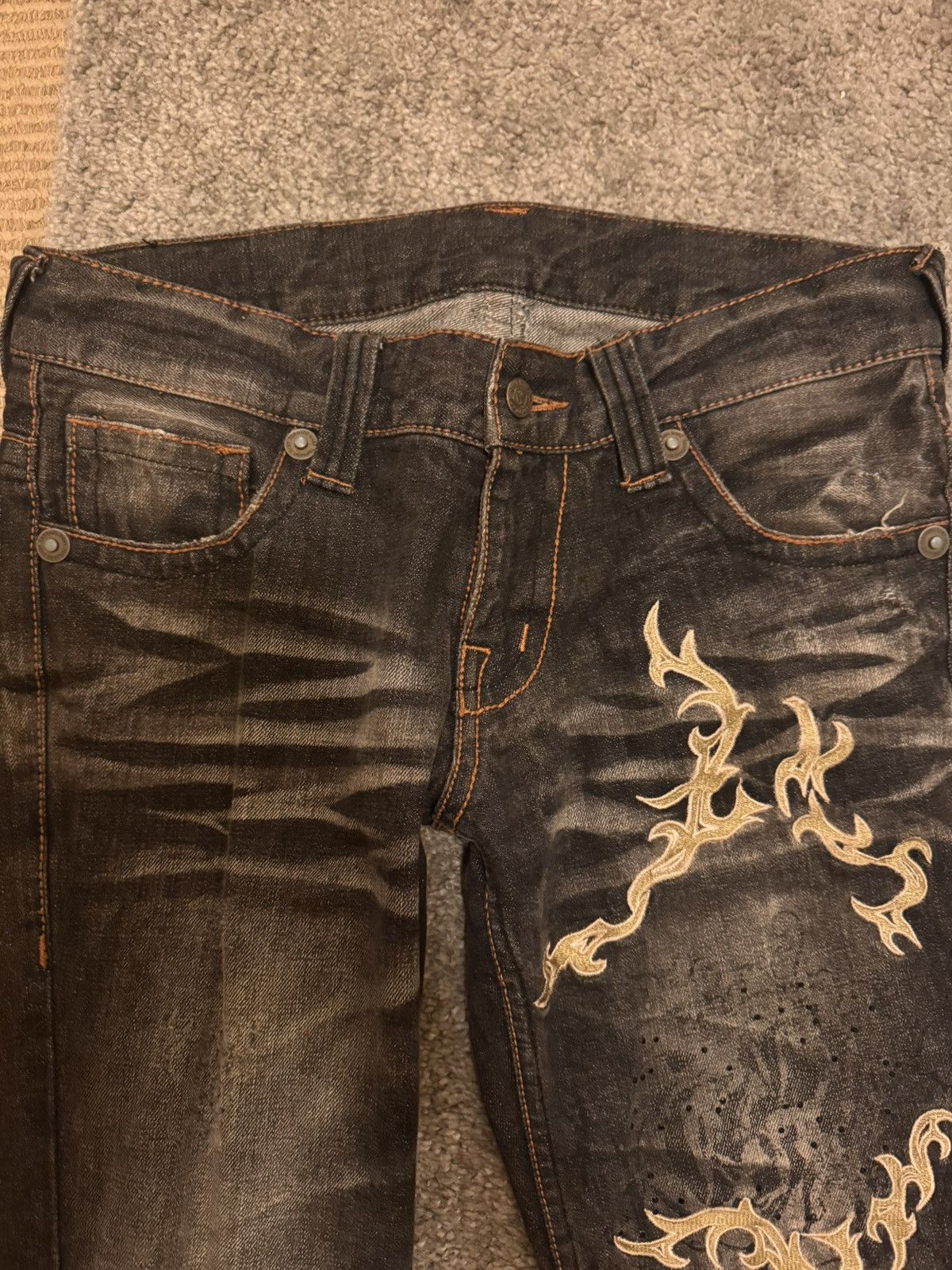 Tornado Mart Tornado Mart Tribal Denim Size US 32 / EU 48 - 6 Thumbnail