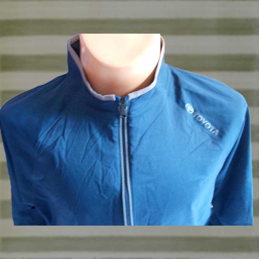 Under Armour TOYOTA Under Armour Storm Golf Jacket Windbreaker XL Navy Blue Men's XL Zip Full Zip Long Sleeve Size US XL / EU 56 / 4 - 1 Thumbnail