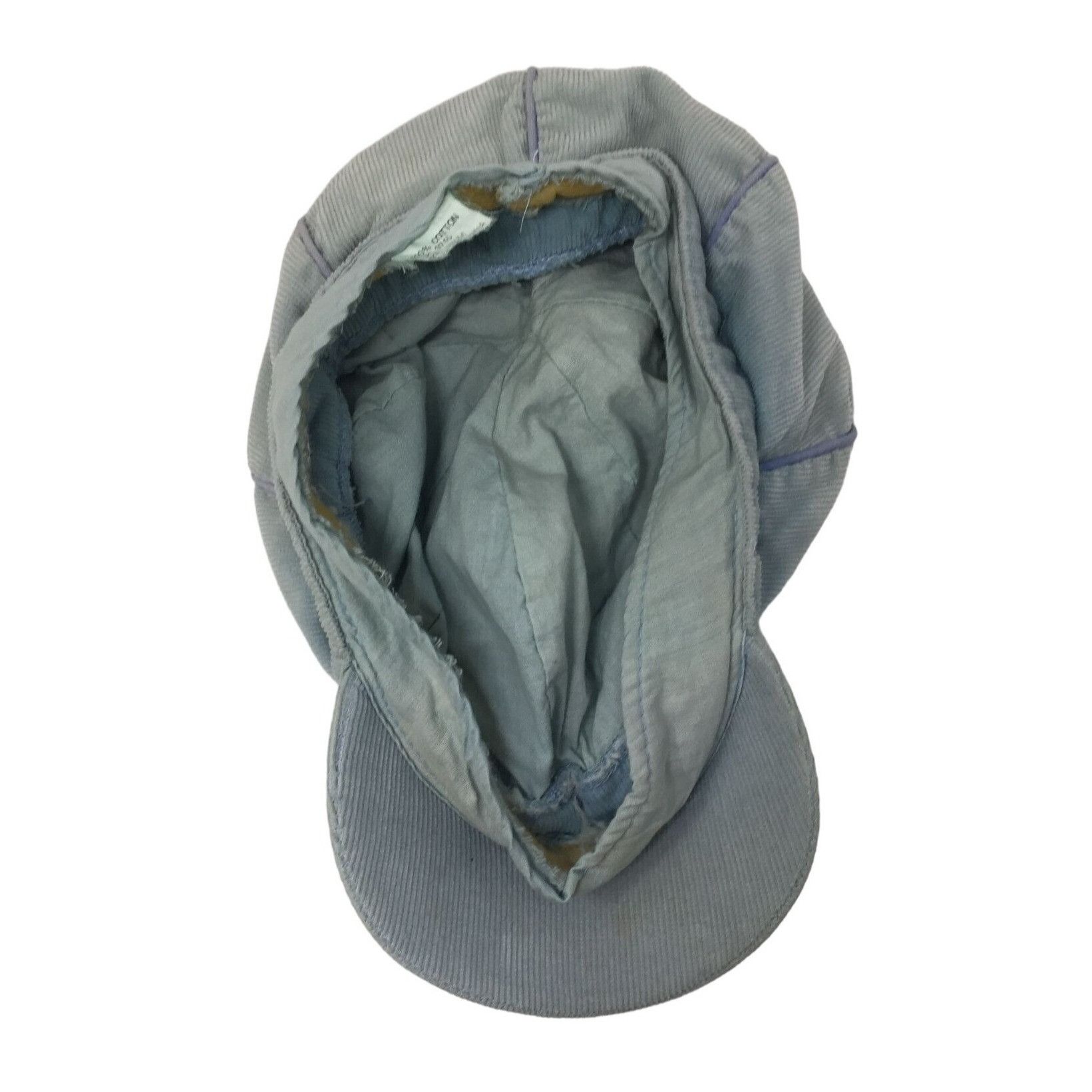 Other Women's Baby Blue Cotton Corduroy Hat Size ONE SIZE - 5 Thumbnail